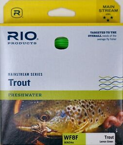 Rio Mainstream Trout WF8F Lemon Green 24m Fly Line