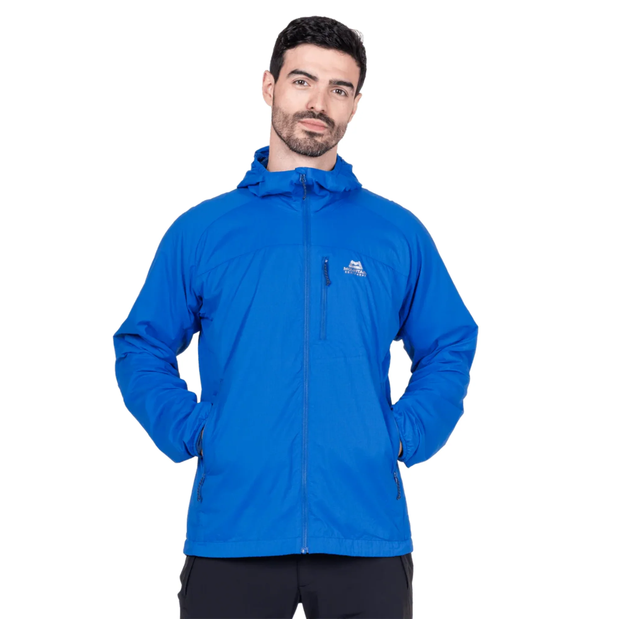 Mountain Equipment Men's Aerotherm Hooded Softshell Jacket (Atlantic Blue)