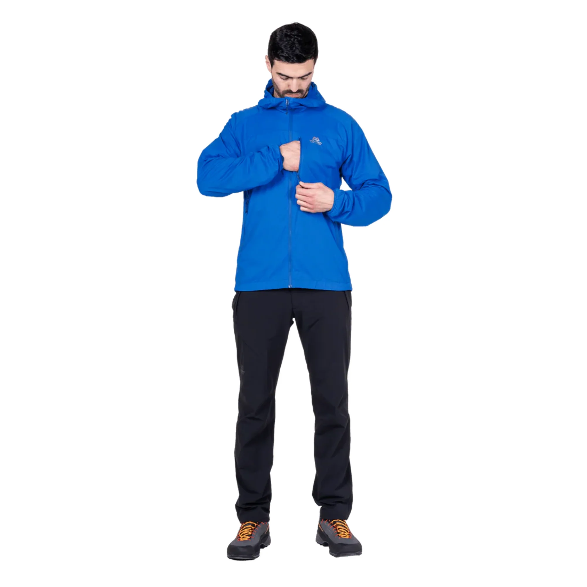 Mountain Equipment Men's Aerotherm Hooded Softshell Jacket (Atlantic Blue) - Image 8