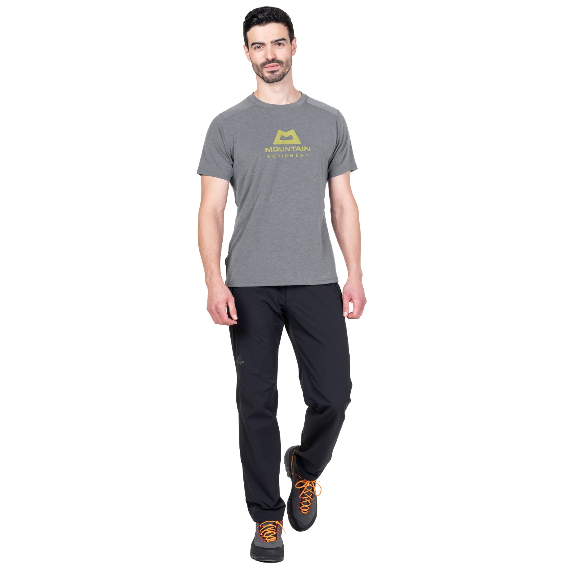 Mountain Equipment Men's Headpoint Emblem Technical Tee (Flint Grey) - Image 2