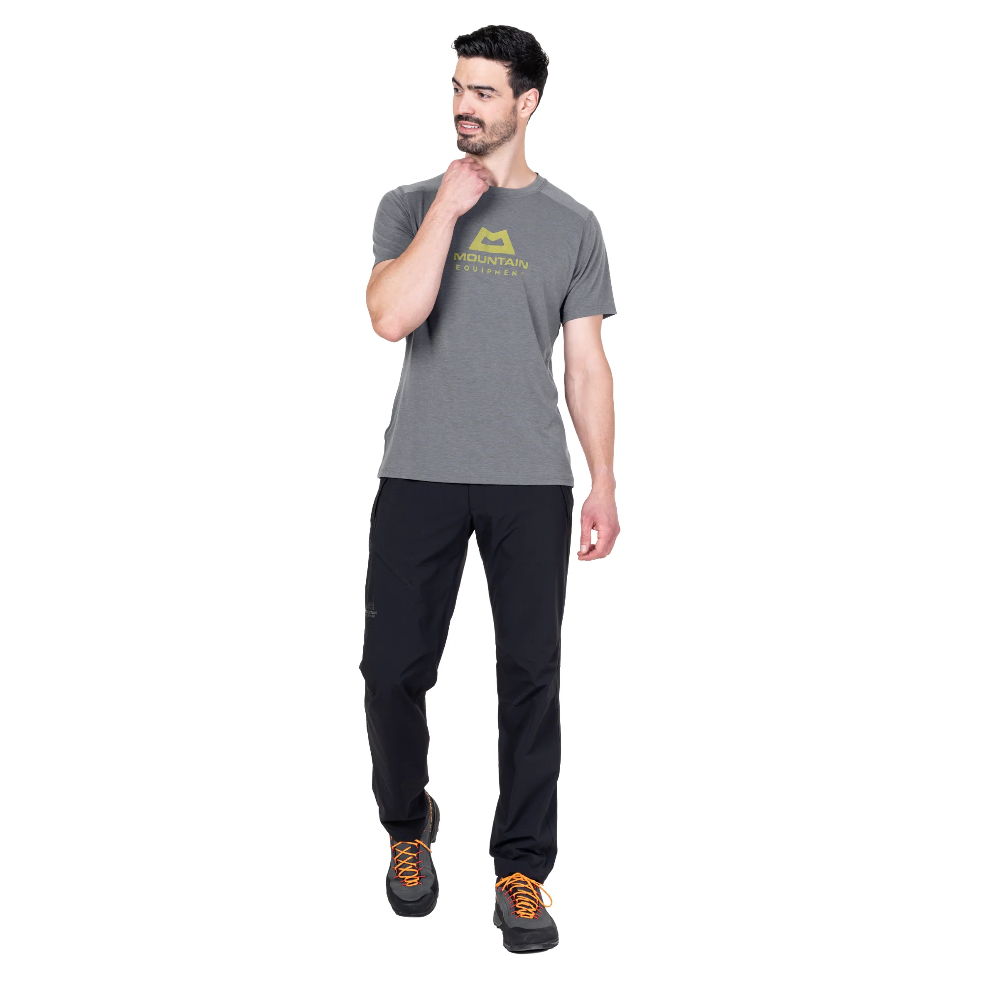 Mountain Equipment Men's Headpoint Emblem Technical Tee (Flint Grey) - Image 4