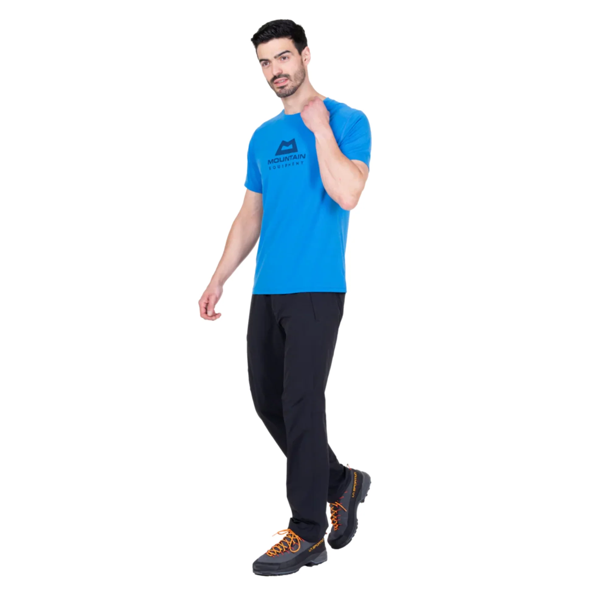 Mountain Equipment Men's Headpoint Emblem Technical Tee (Atlantic Blue) - Image 2