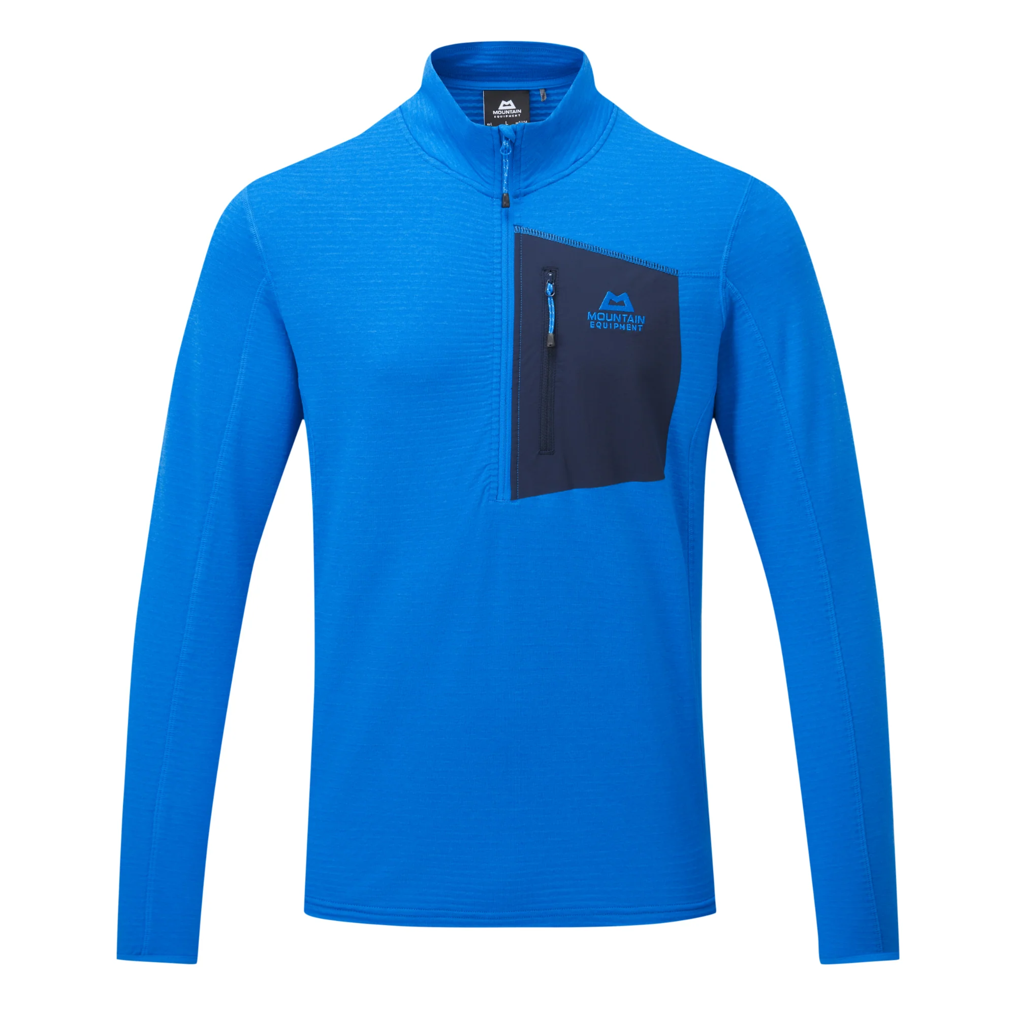 Mountain Equipment Men's Lumiko Half Zip Fleece Top (Atlantic/Cosmos)