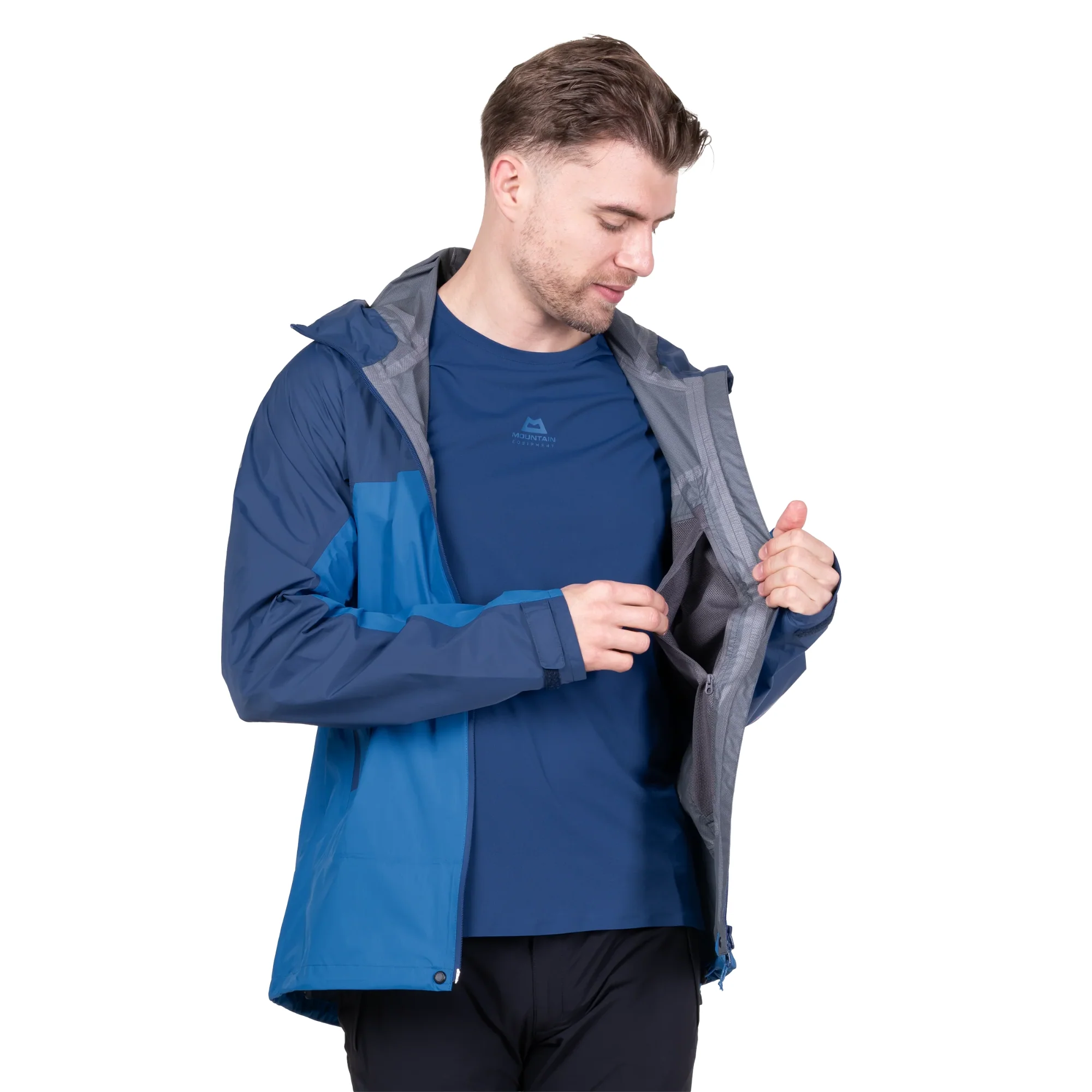 Mountain Equipment Men's Raintower 2.5L Waterproof Jacket (Atlantic/Admiral) - Image 2