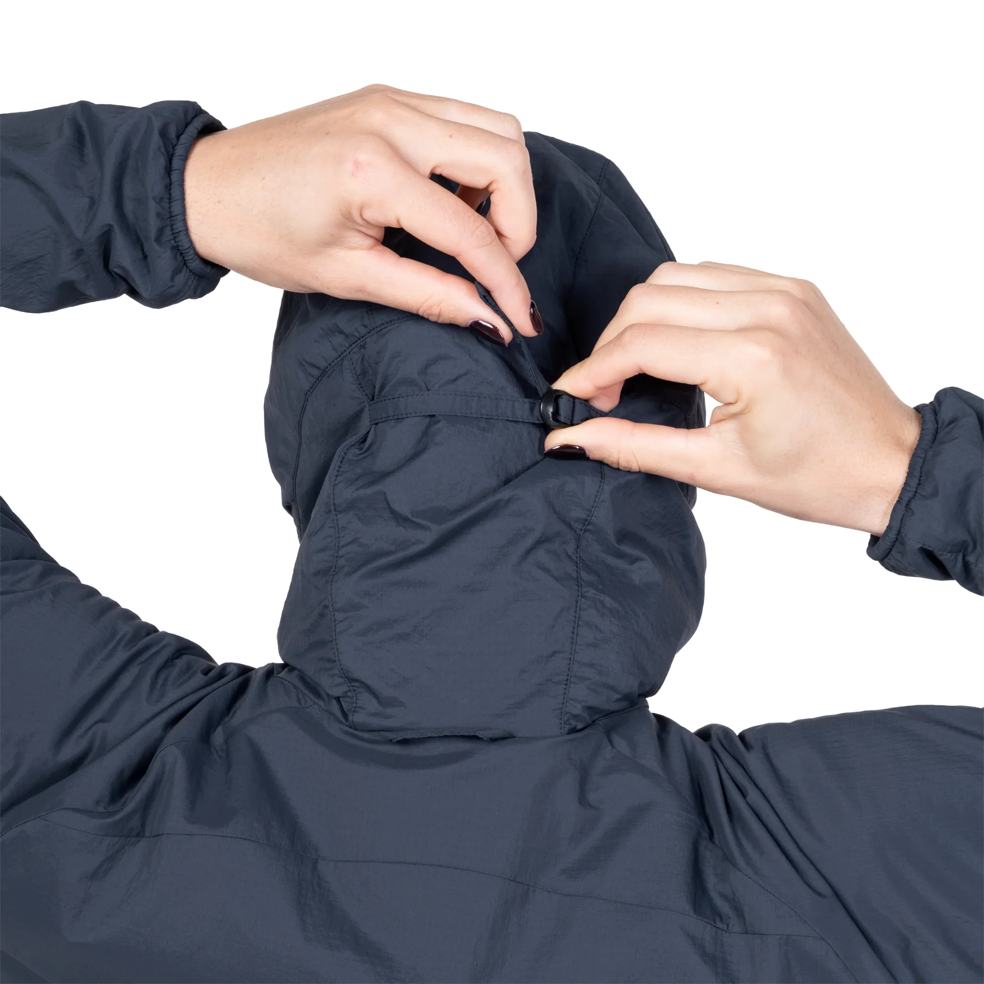 Mountain Equipment Women's Aerotherm Hooded Softshell Jacket (Blue Nights) - Image 5