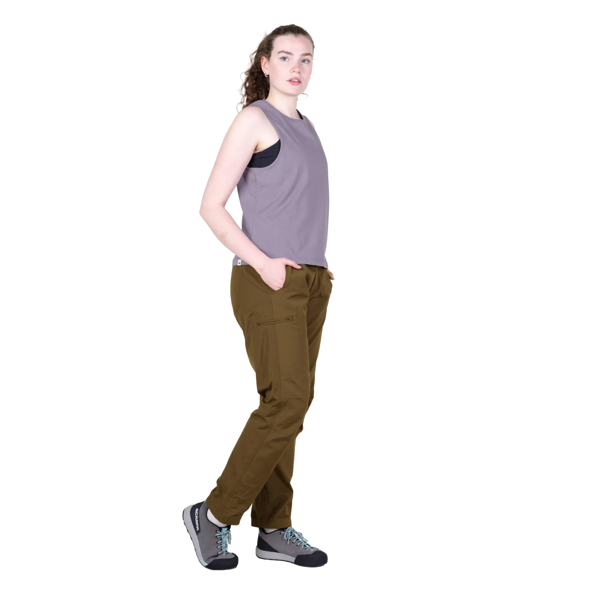 Mountain Equipment Women's Fairhead Organic Cotton Tank Top (Allium) - Image 8