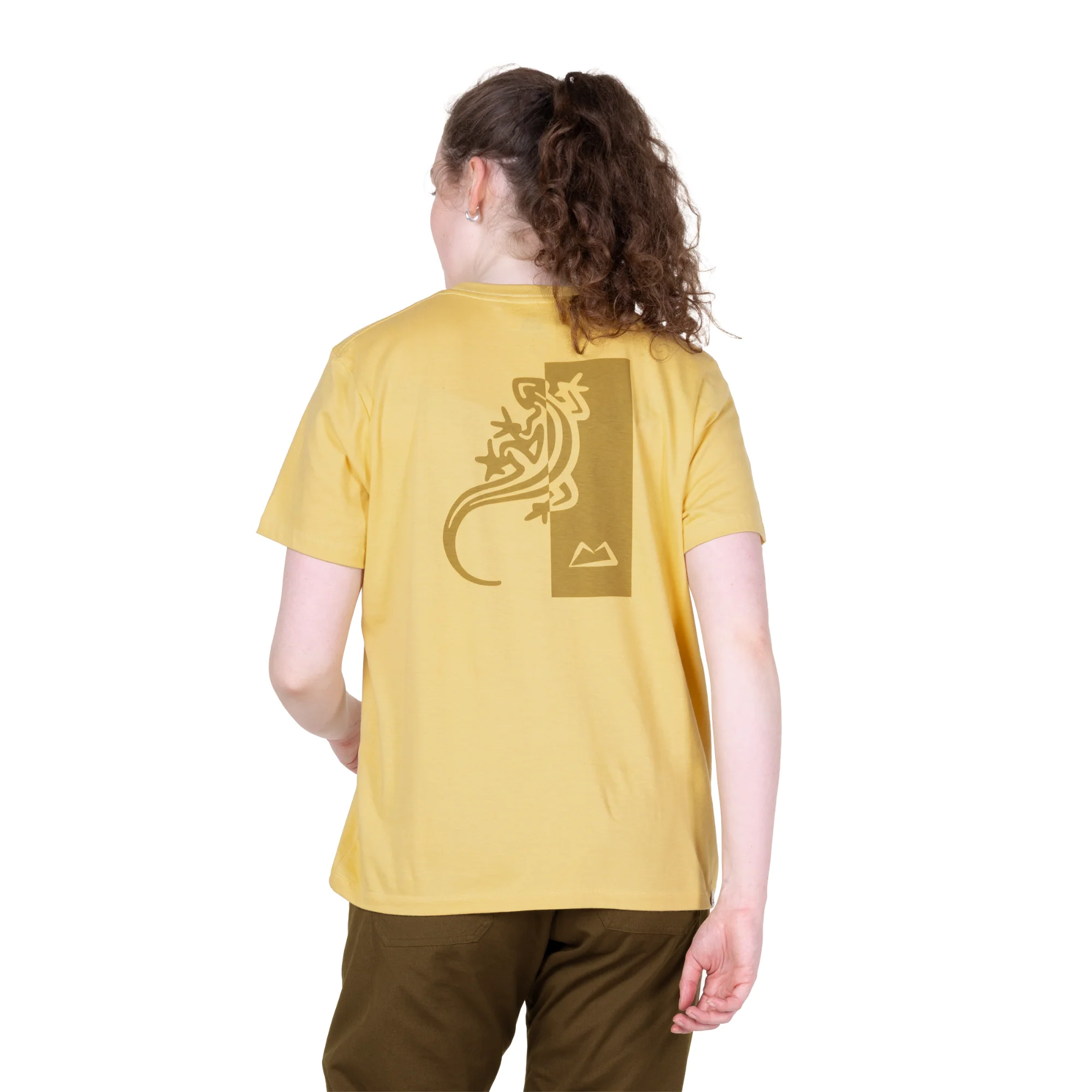 Mountain Equipment Women's Podus Organic Cotton Short Sleeve Tee (Rattan) - Image 2