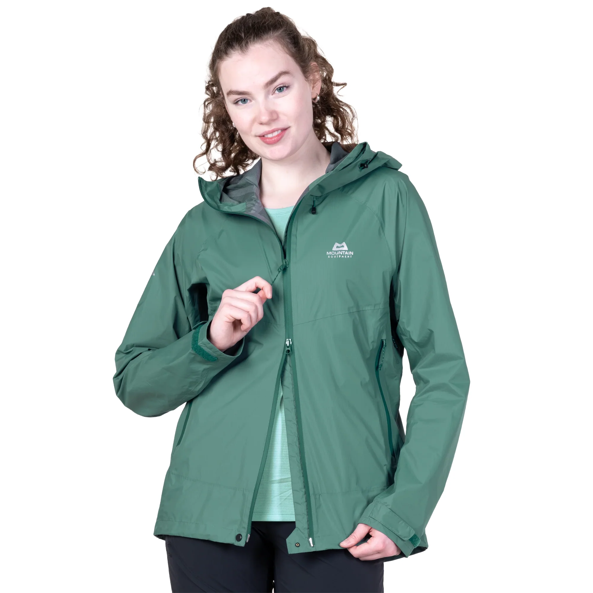 Mountain Equipment Women's Raintower 2.5L Waterproof Jacket (Sea Pine) - Image 2
