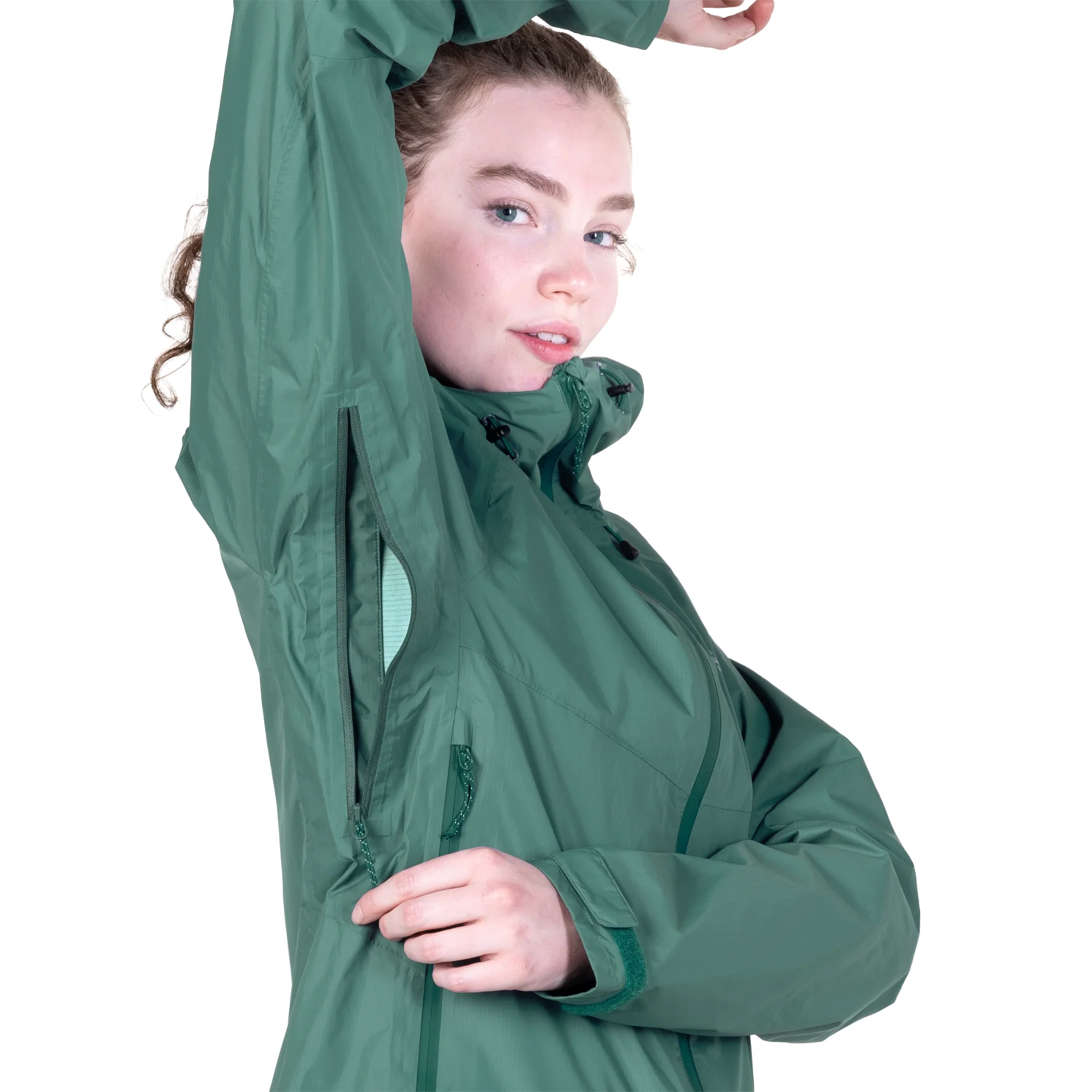 Mountain Equipment Women's Raintower 2.5L Waterproof Jacket (Sea Pine) - Image 4