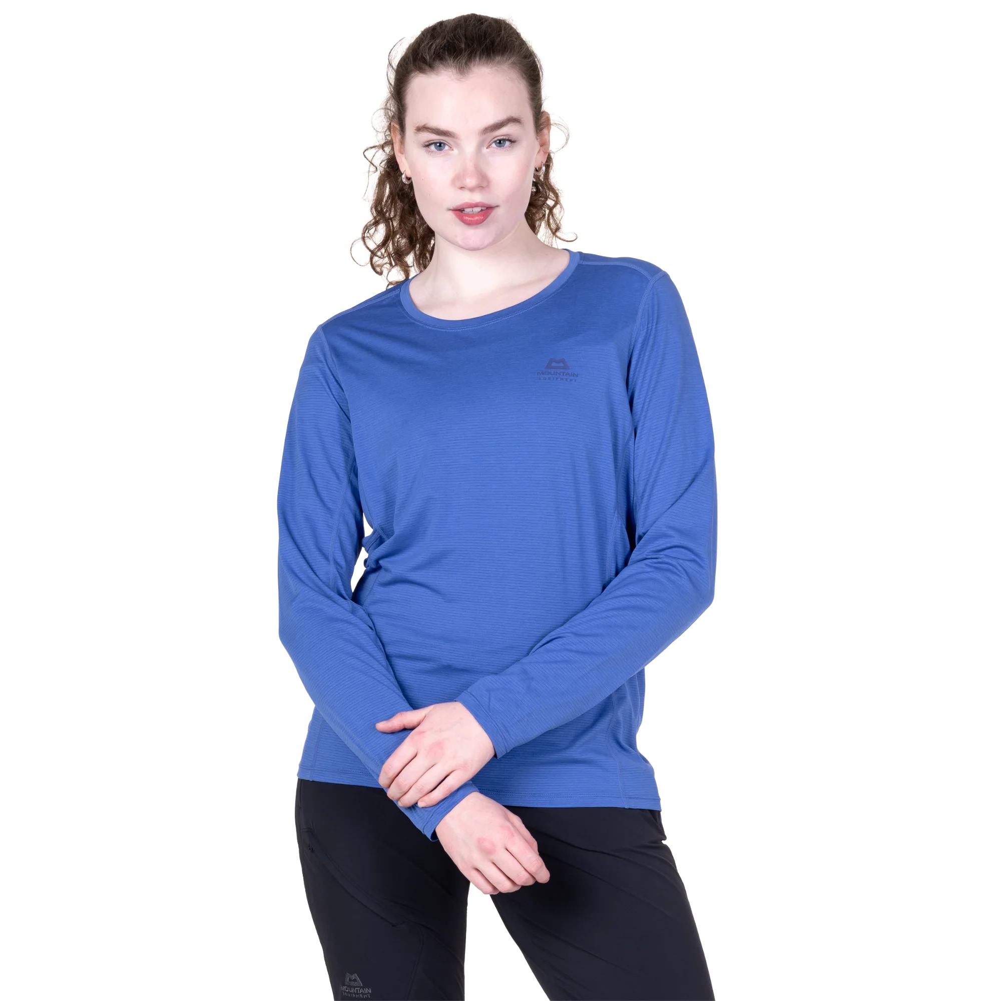 Mountain Equipment Women's Tempi Long Sleeve Technical Tee (Vivid Blue)