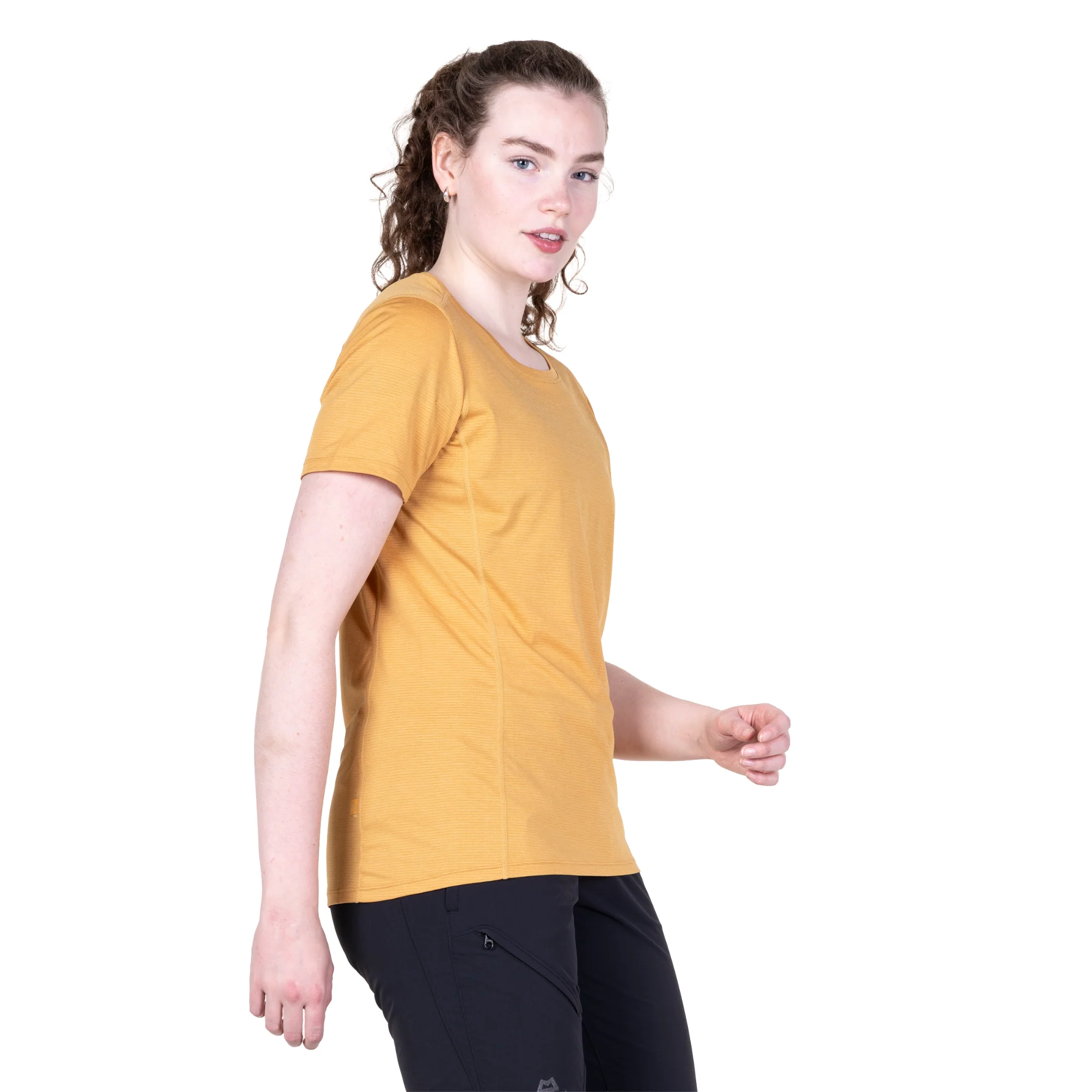 Mountain Equipment Women's Tempi Short Sleeve Technical Tee (Butterscotch) - Image 2