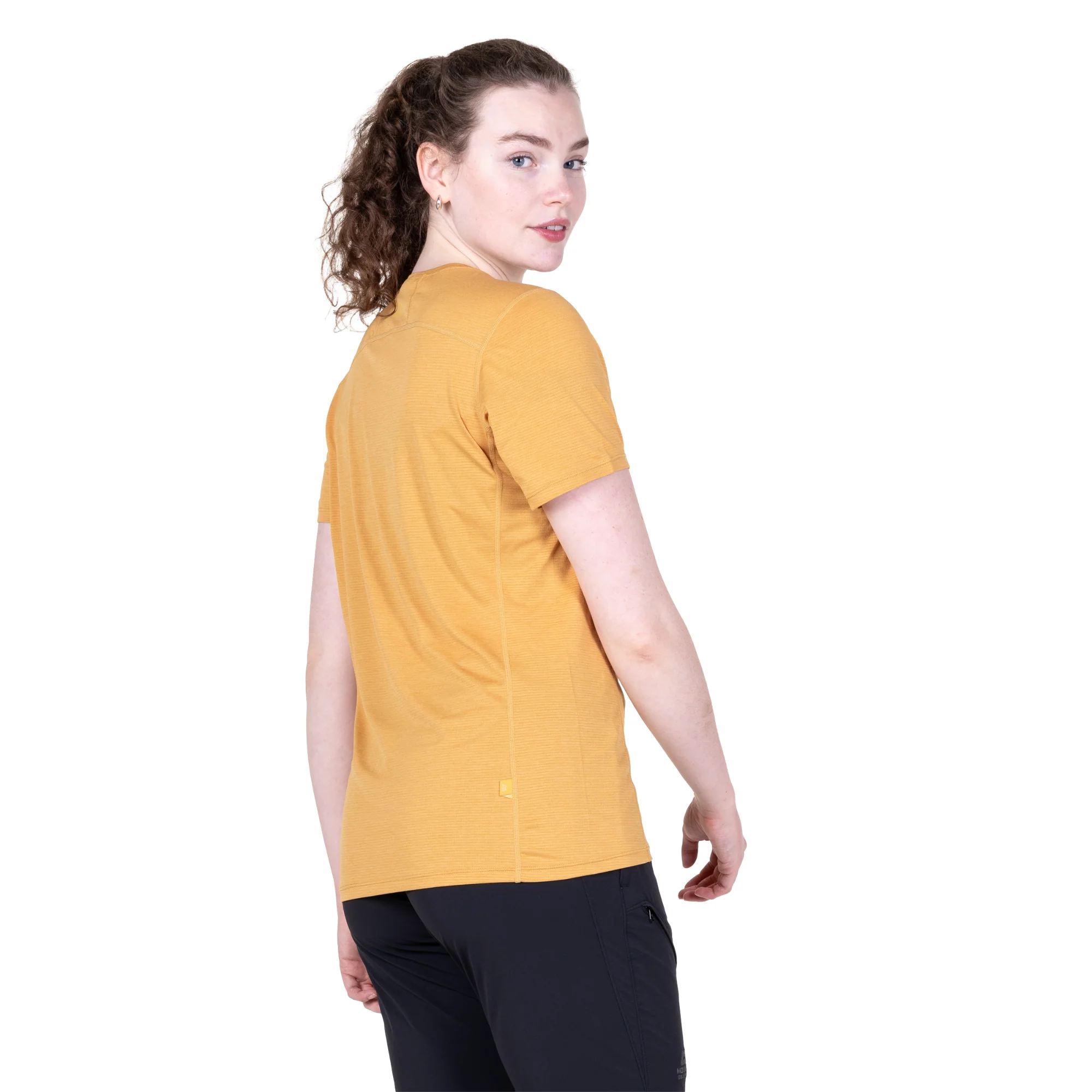 Mountain Equipment Women's Tempi Short Sleeve Technical Tee (Butterscotch) - Image 3