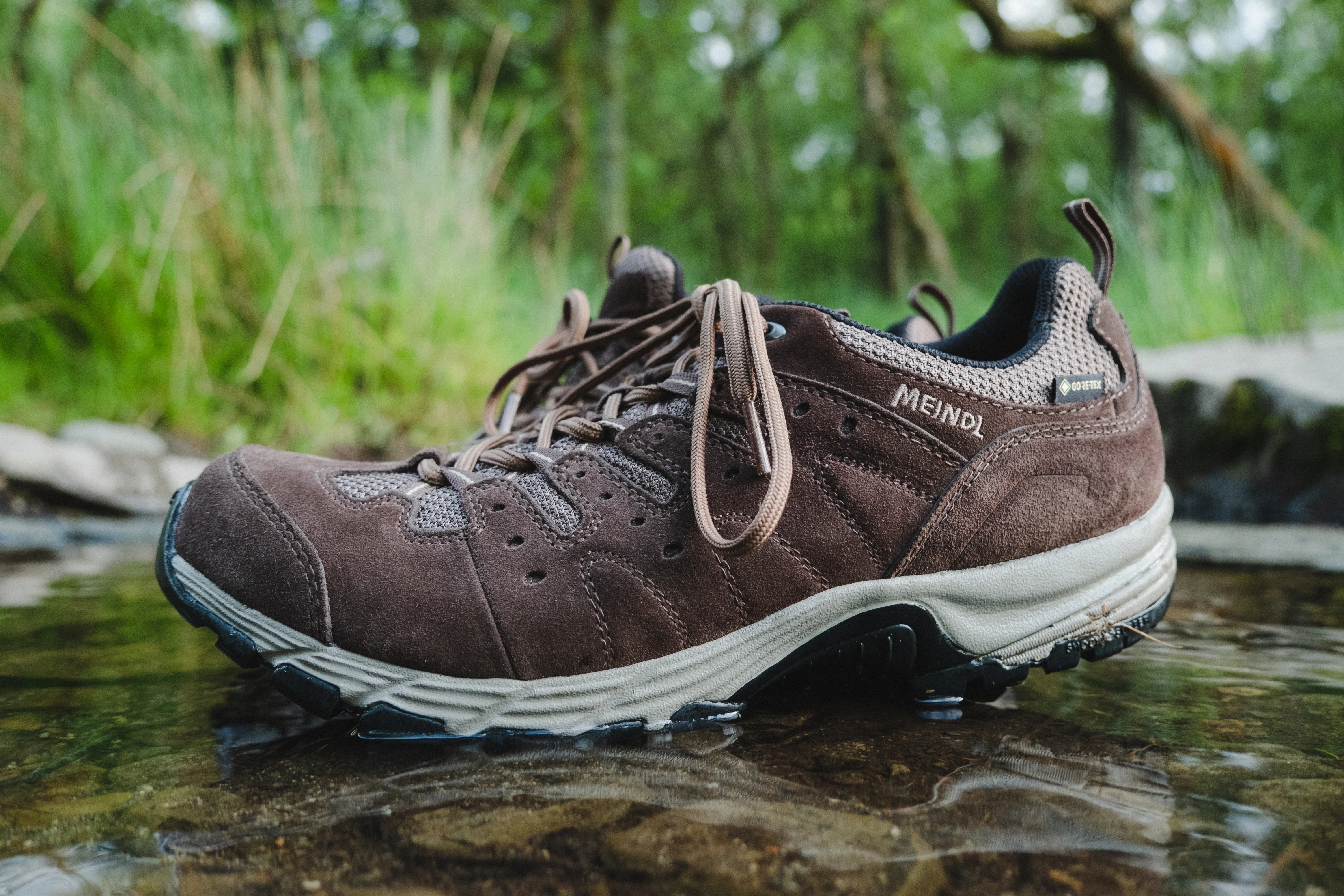 Meindl Men's Rapide Gore-Tex Trail Shoes (Dark Brown) - Image 3