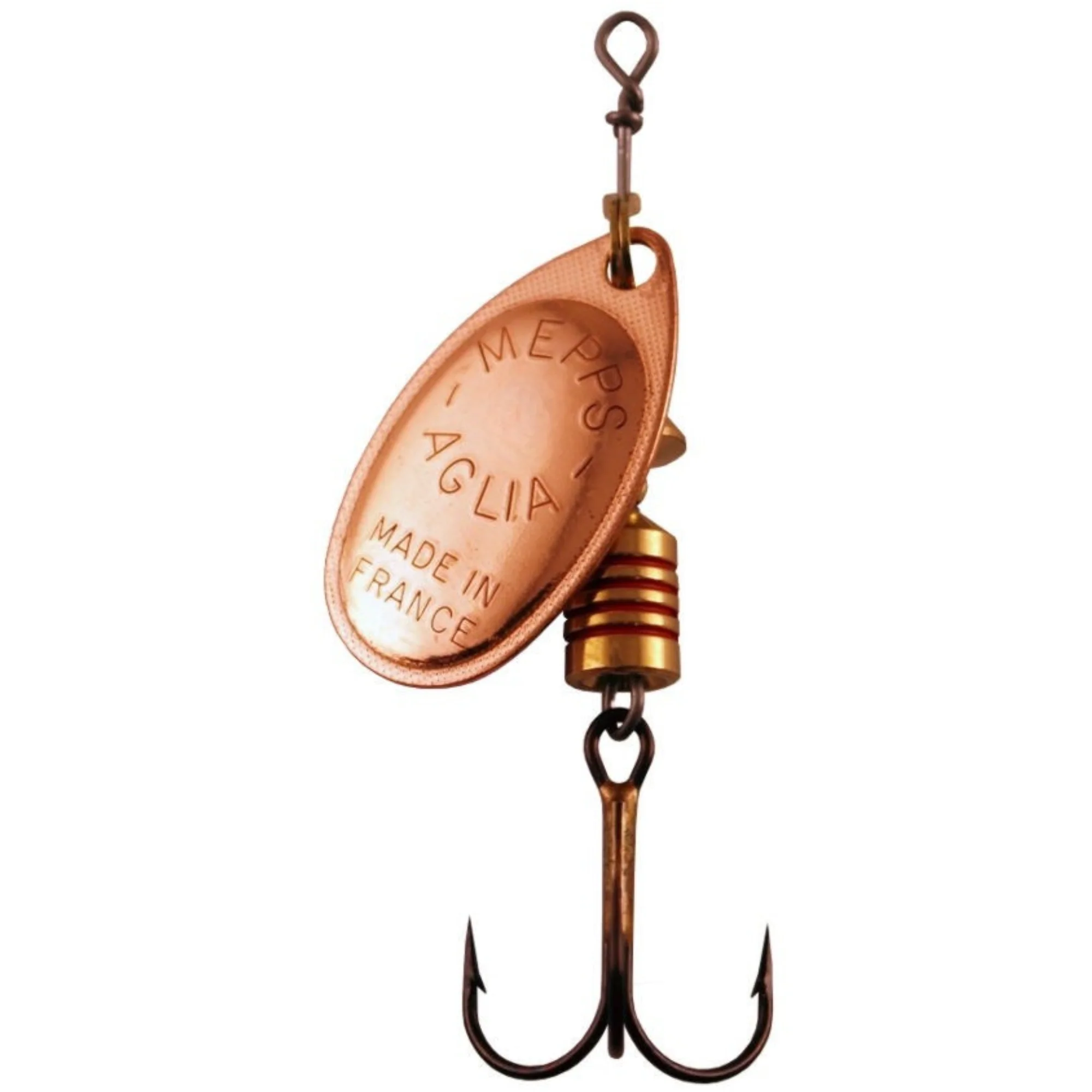 Mepps Aglia Original Spinning Metal Lure (4.5g/Size 2)(Copper)