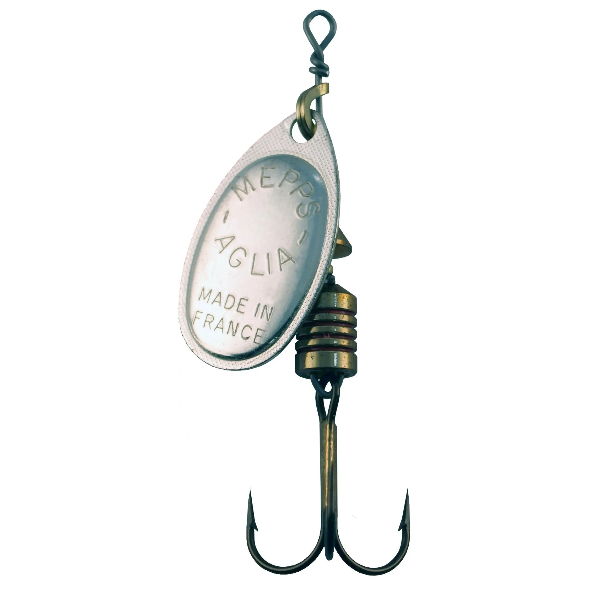 Mepps Aglia Original Spinning Metal Lure (2.5g/Size 0)(Silver)