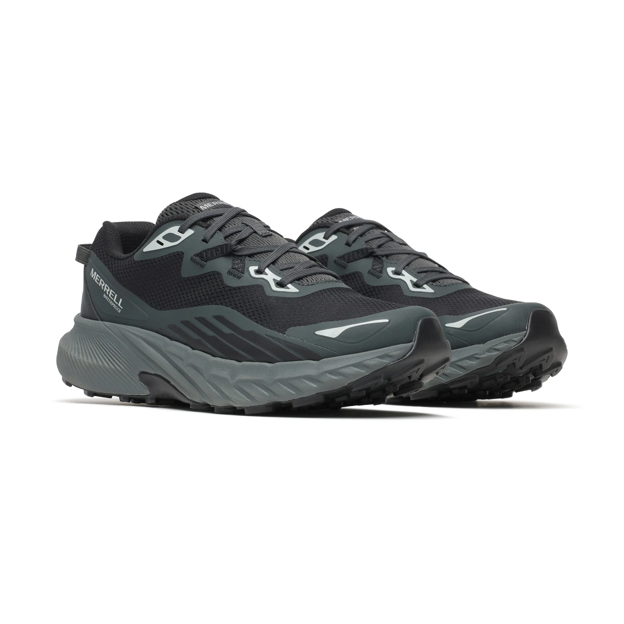 Merrell Men's Agility Trail Waterproof Trail Running Shoes (Black) - Image 4