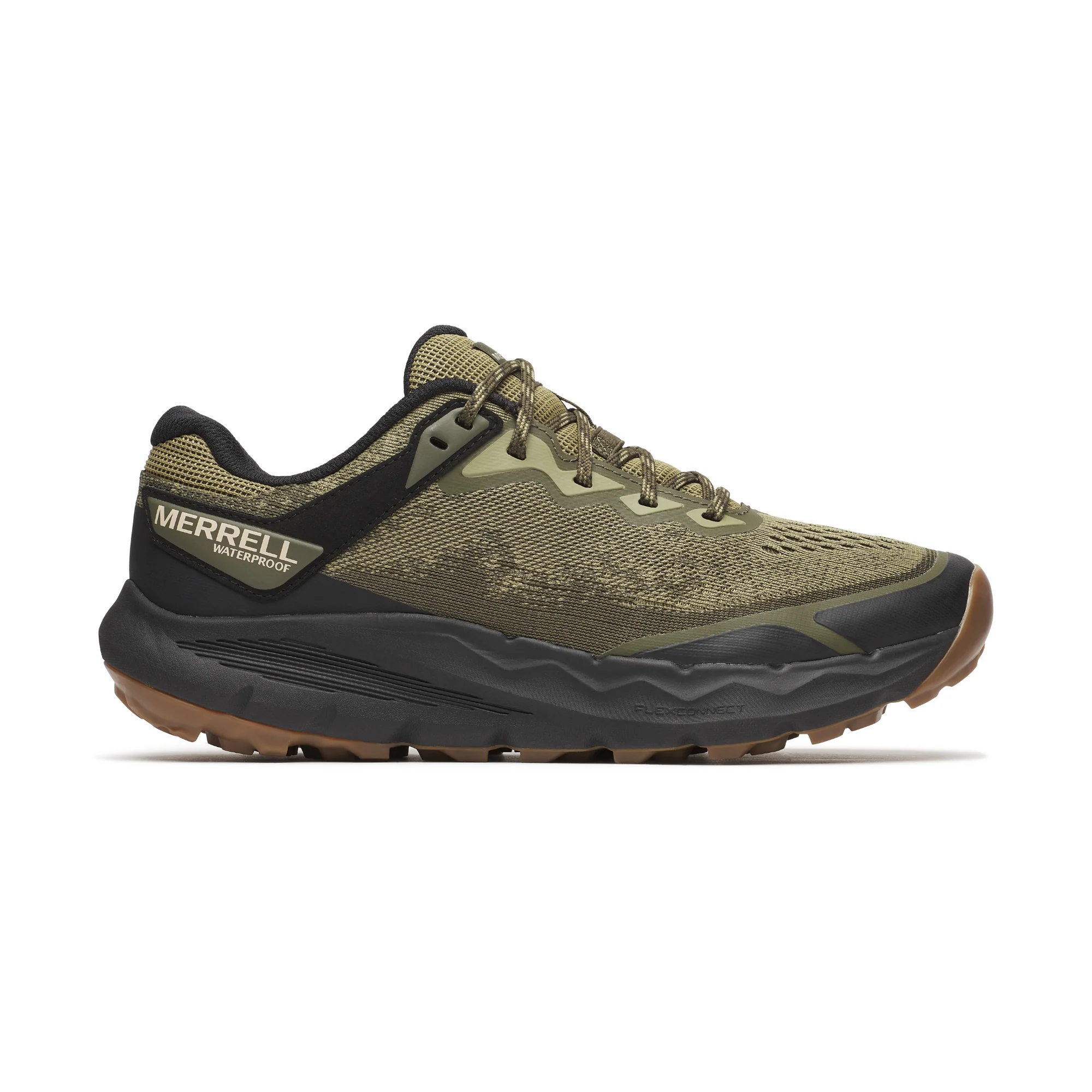 Merrell Men's Nova 4 Vegan Friendly Waterproof Trail Walking/Running Shoes (Olivine)