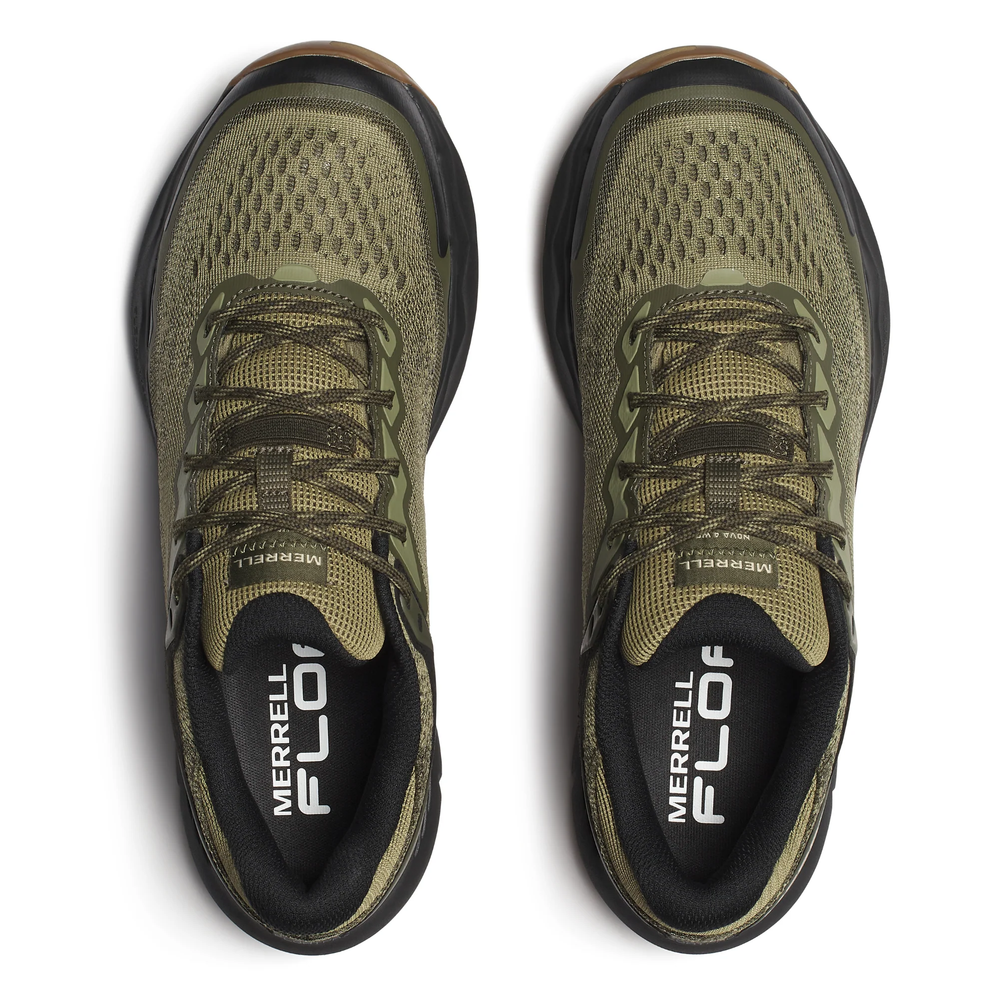 Merrell Men's Nova 4 Vegan Friendly Waterproof Trail Walking/Running Shoes (Olivine) - Image 6