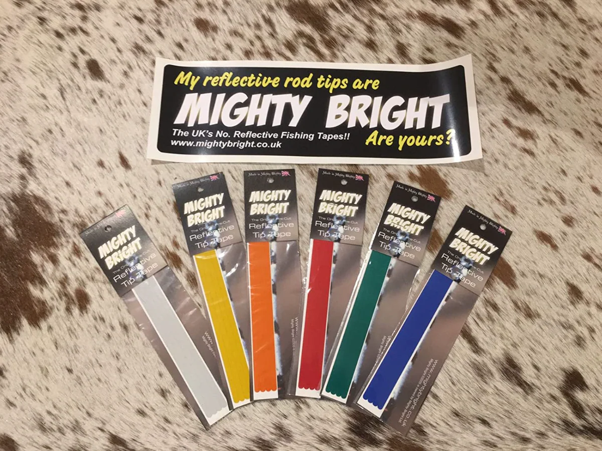 Dennett Mighty Bright Reflective Tip Tape (Yellow)(4 Strips) - Image 2