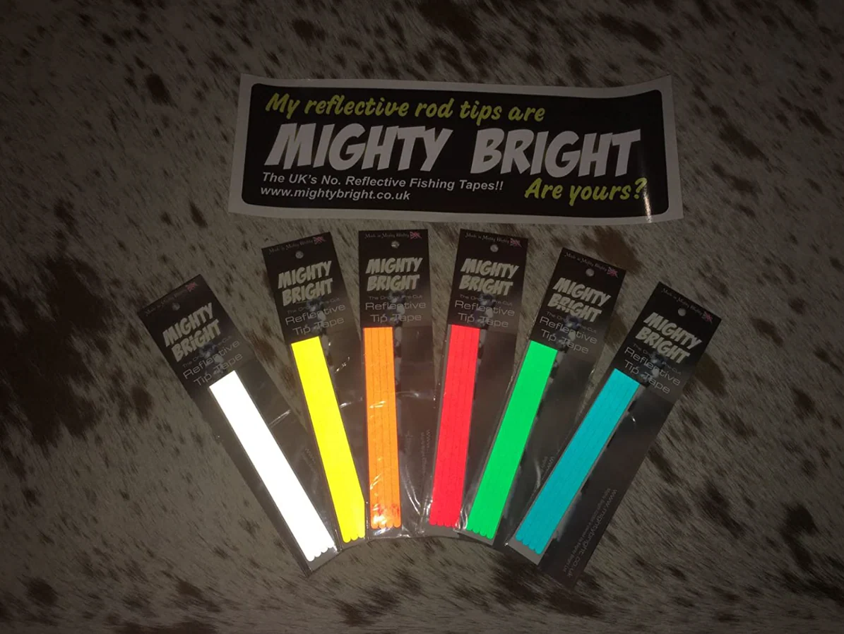 Dennett Mighty Bright Reflective Tip Tape (Yellow)(4 Strips) - Image 3