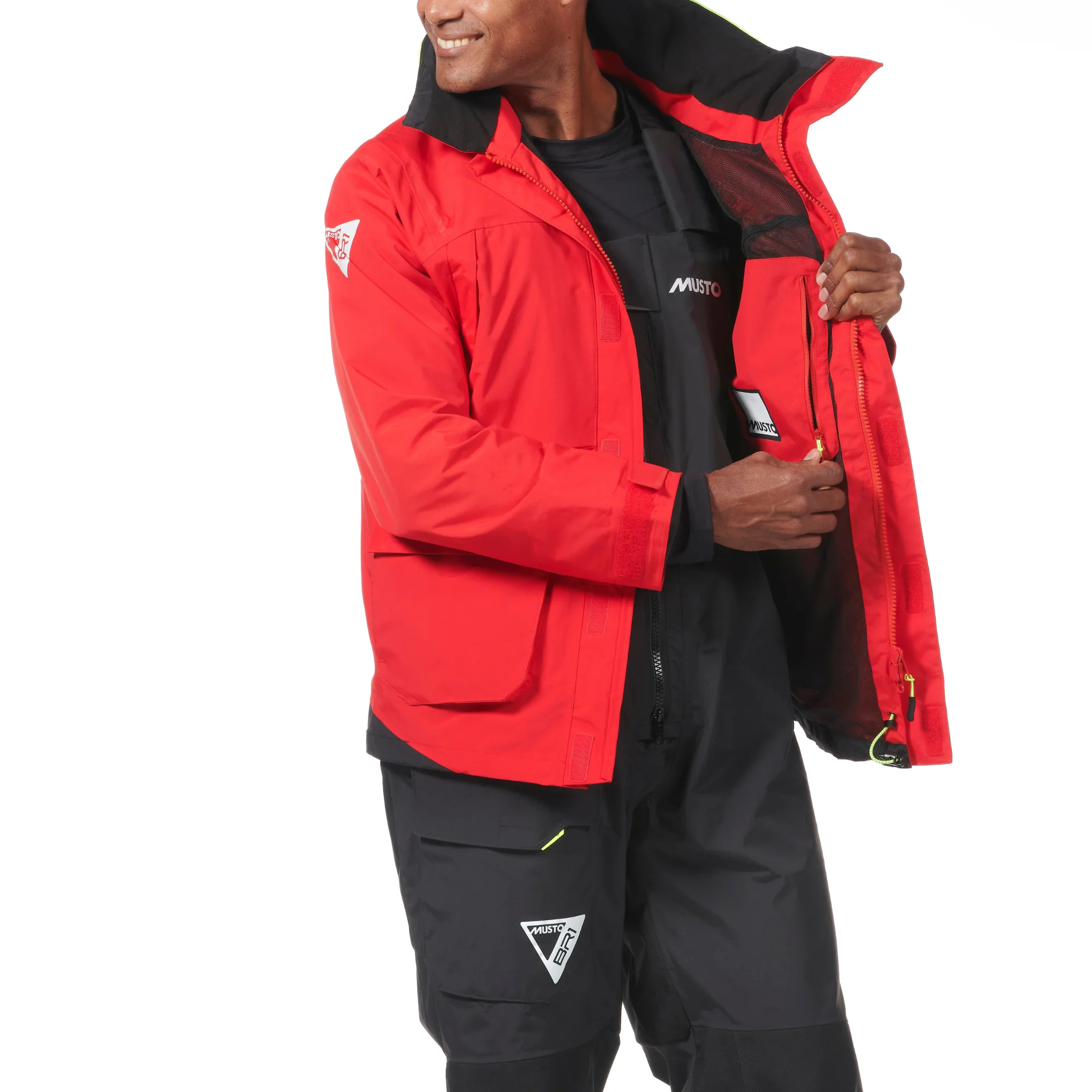Musto Men's BR1 Channel 2L Sailing Jacket (True Red) - Image 15