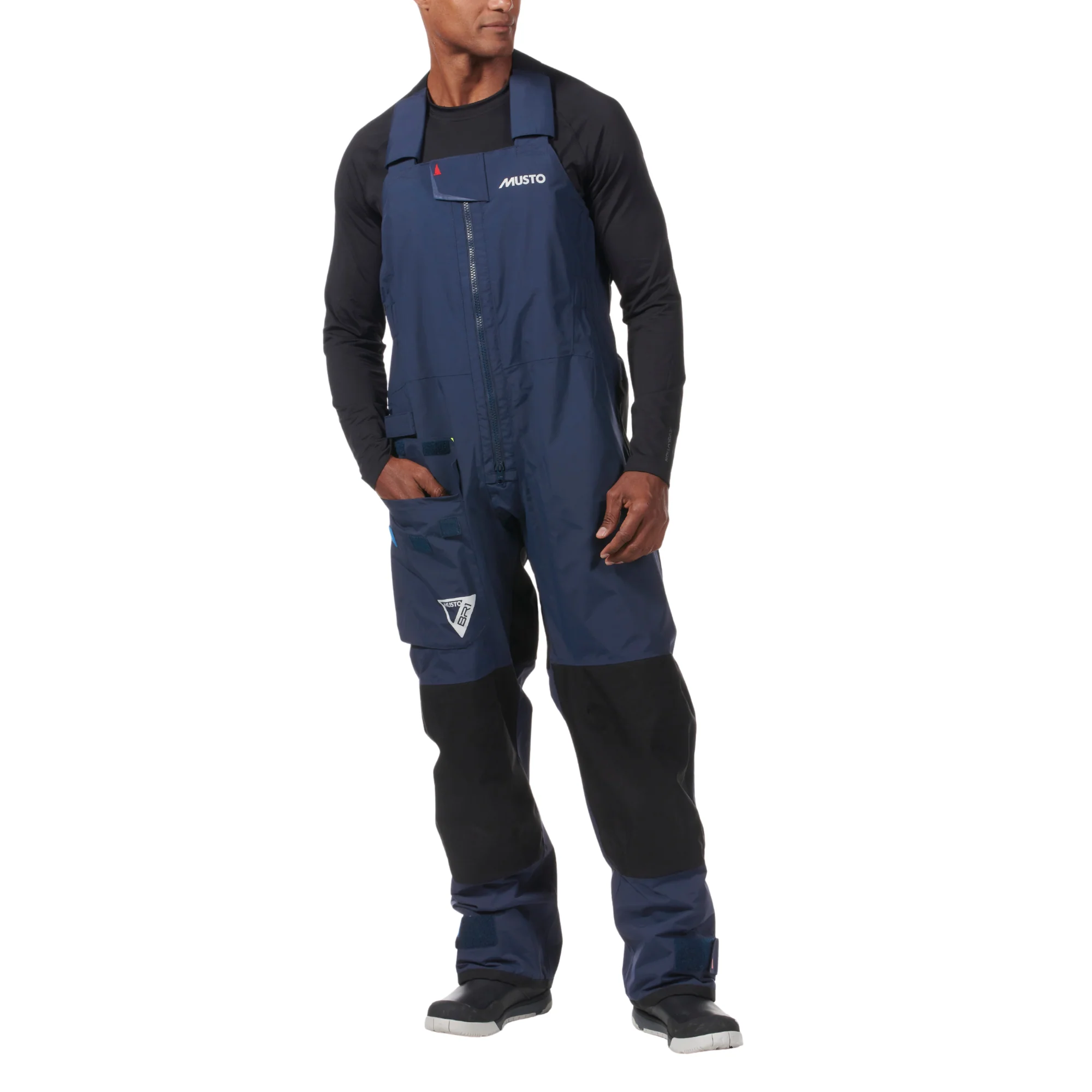 Musto Men's BR1 Channel Waterproof Sailing Trousers/Salopettes (True Navy) - Image 3