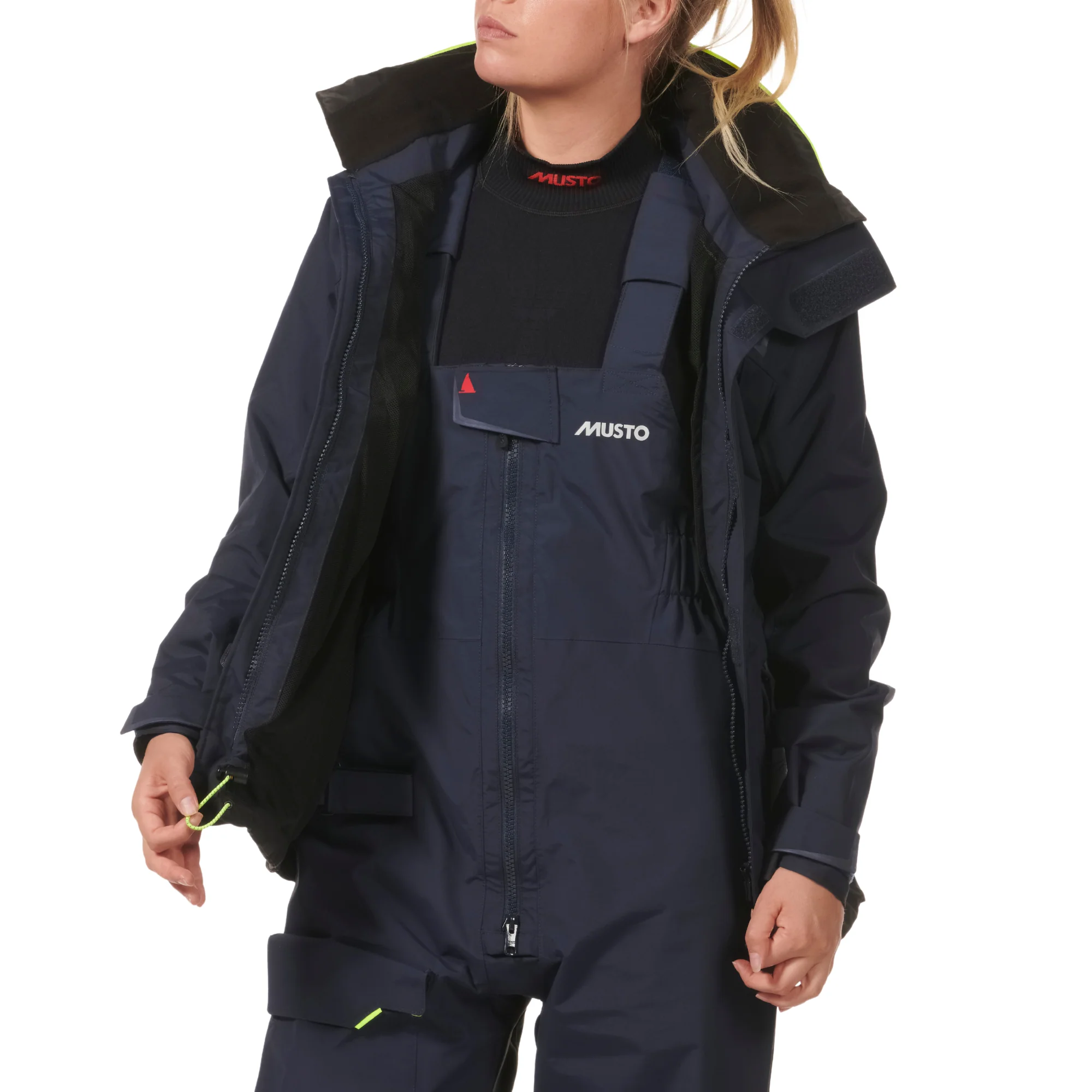 Musto Women's BR1 Channel Waterproof Sailing Jacket (True Navy) - Image 10