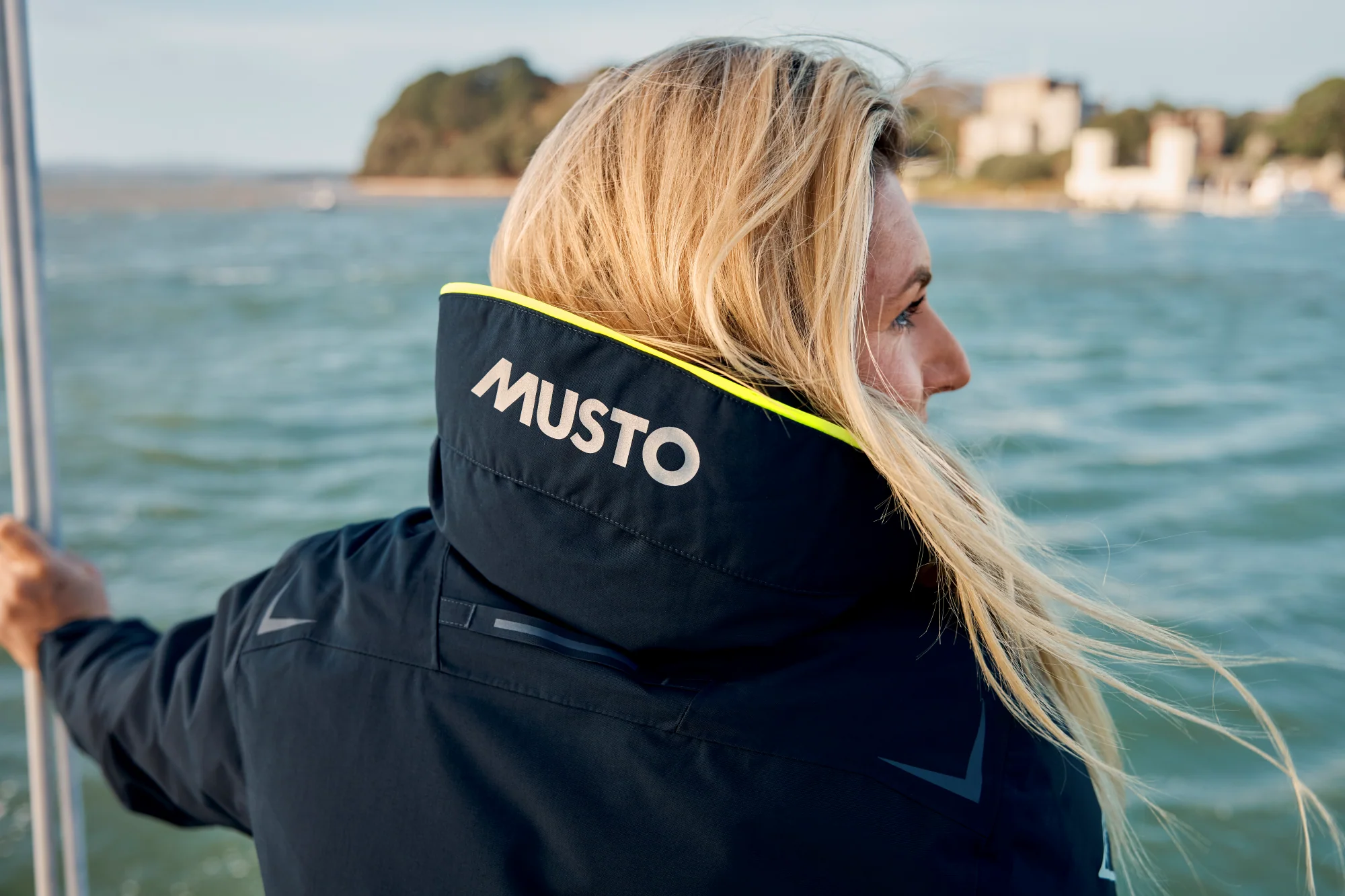 Musto Women's BR1 Channel Waterproof Sailing Jacket (True Navy) - Image 16