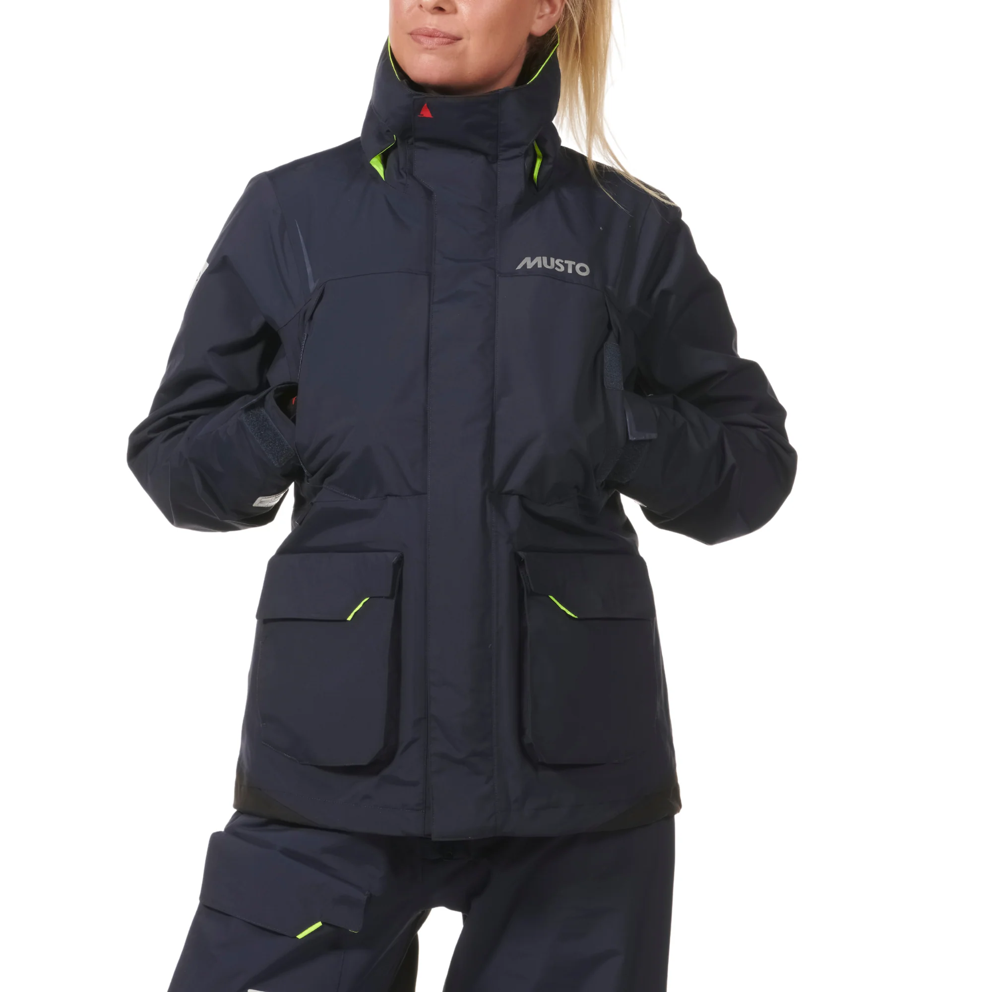 Musto Women's BR1 Channel Waterproof Sailing Jacket (True Navy) - Image 3