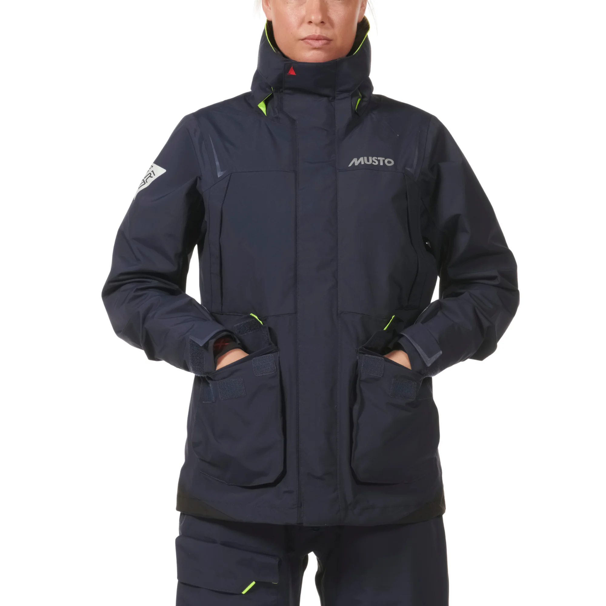 Musto Women's BR1 Channel Waterproof Sailing Jacket (True Navy) - Image 6