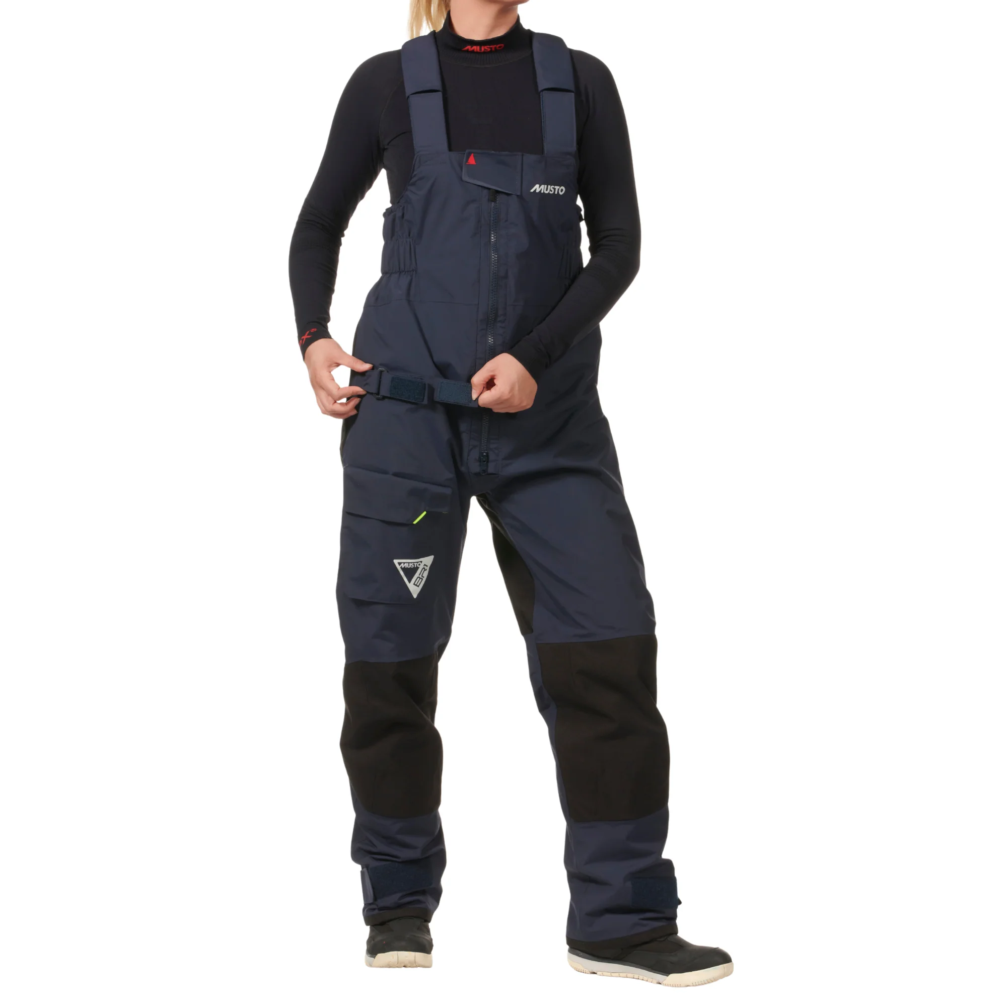 Musto Women's BR1 Channel Waterproof Sailing Trousers/Salopettes (True Navy) - Image 5