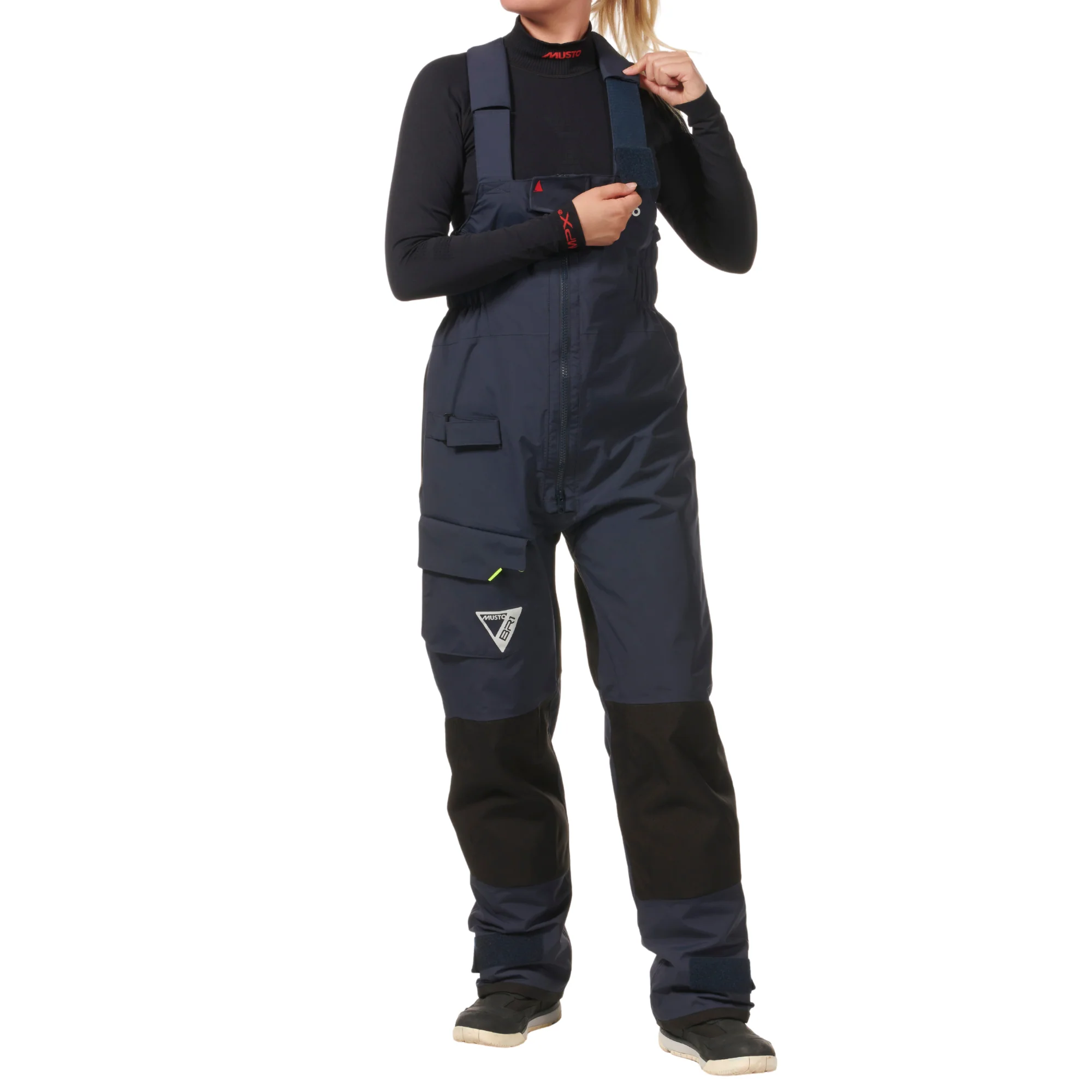 Musto Women's BR1 Channel Waterproof Sailing Trousers/Salopettes (True Navy) - Image 7