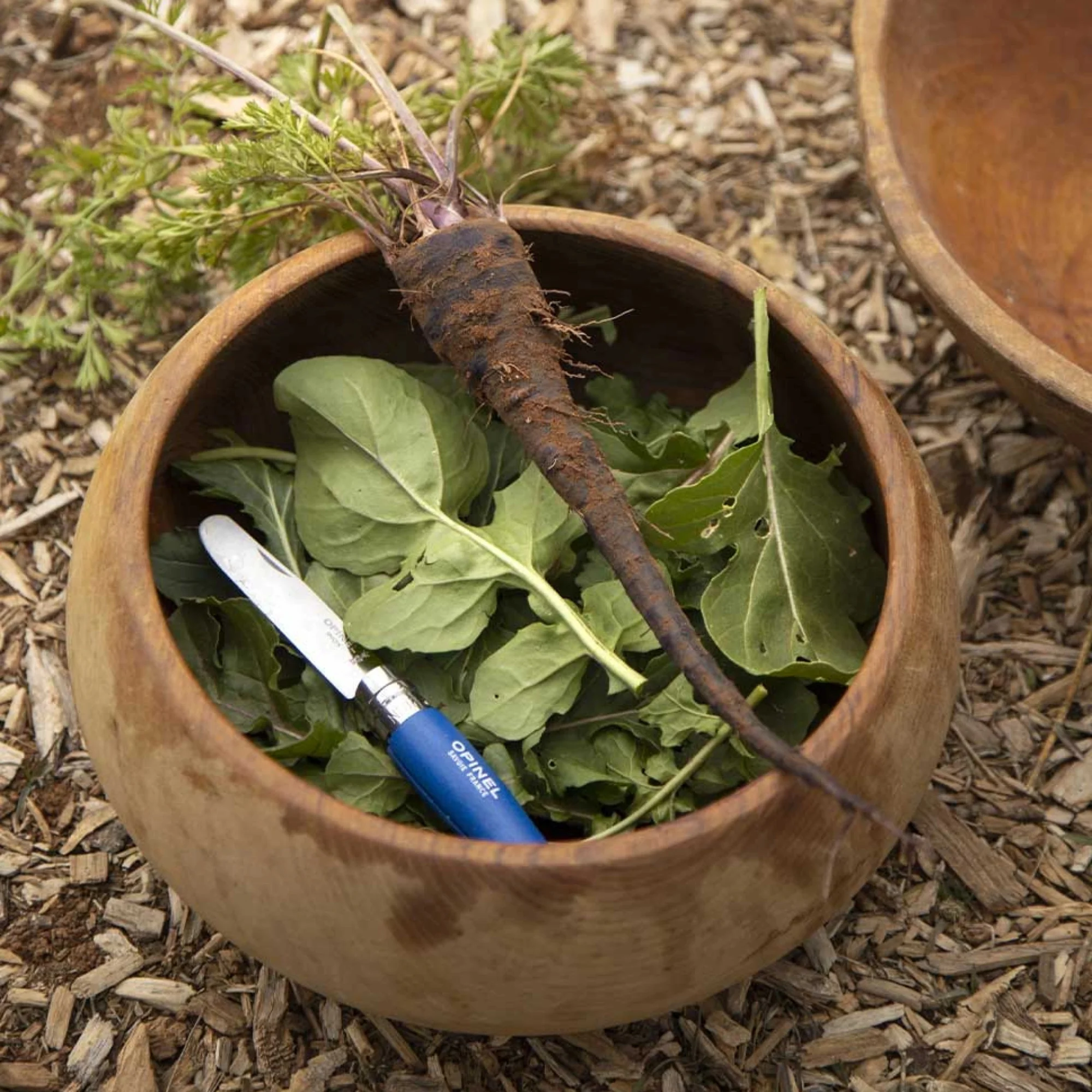My First Opinel Kids #7 Stainless Steel Round Ended Knife (Blue) - Image 3
