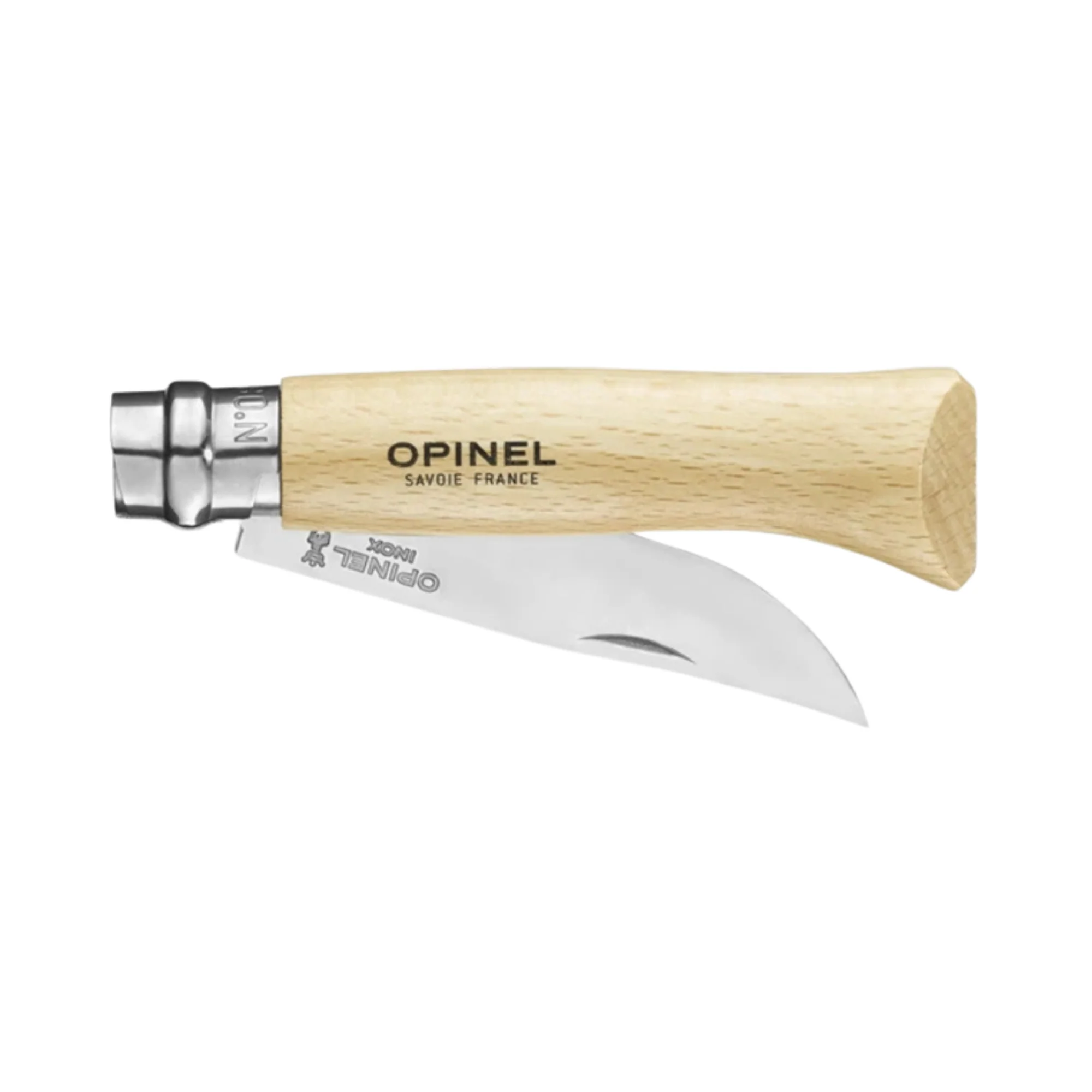 Opinel #8 Stainless Steel Folding Pocket Knife (Blister Packed) - Image 2