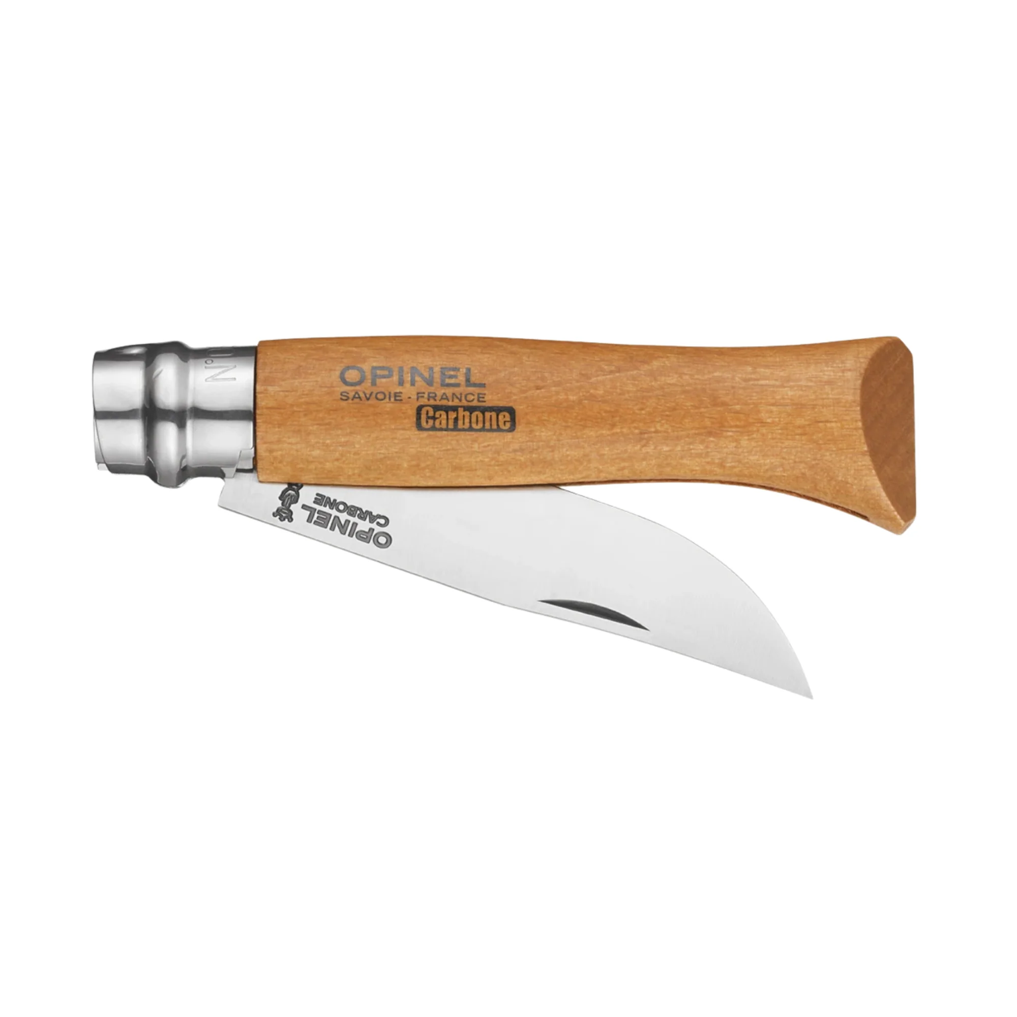 Opinel #9 Carbon Blade Folding Pocket Knife (Blister Packed) - Image 2