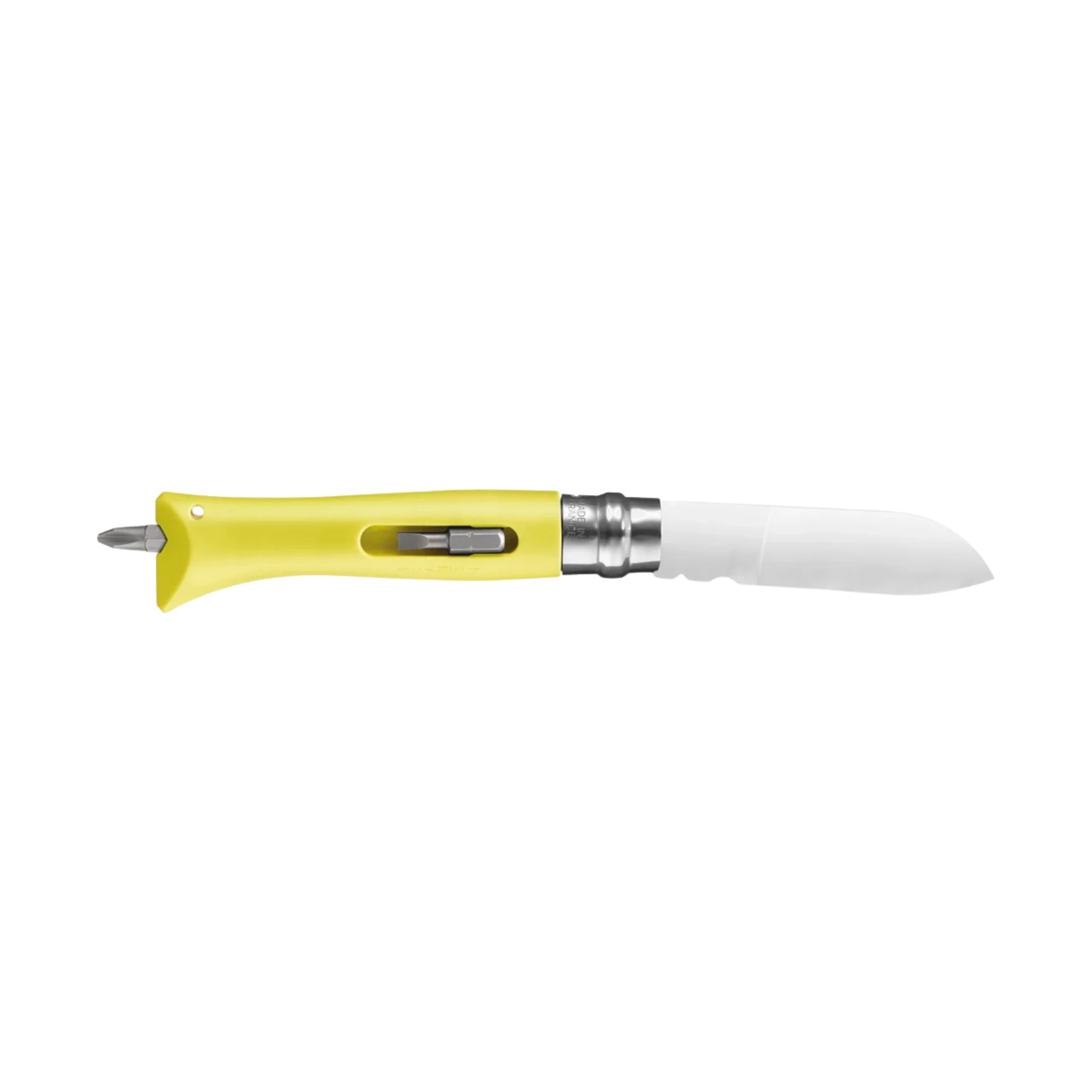 Opinel #9 DIY Stainless Steel Folding Tool Knife (Yellow) - Image 3