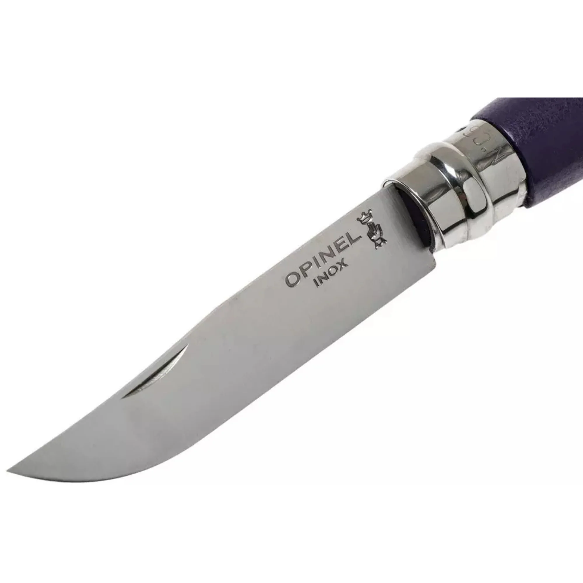 Opinel #6 Stainless Steel Bushwhacker Trekking Folding Pocket Knife (Grey Purple) - Image 3