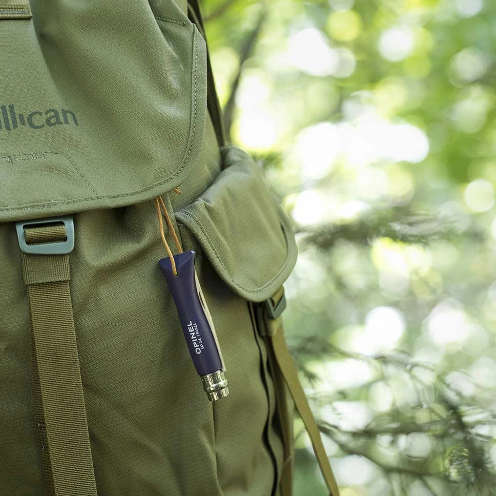 Opinel #6 Stainless Steel Bushwhacker Trekking Folding Pocket Knife (Grey Purple) - Image 8