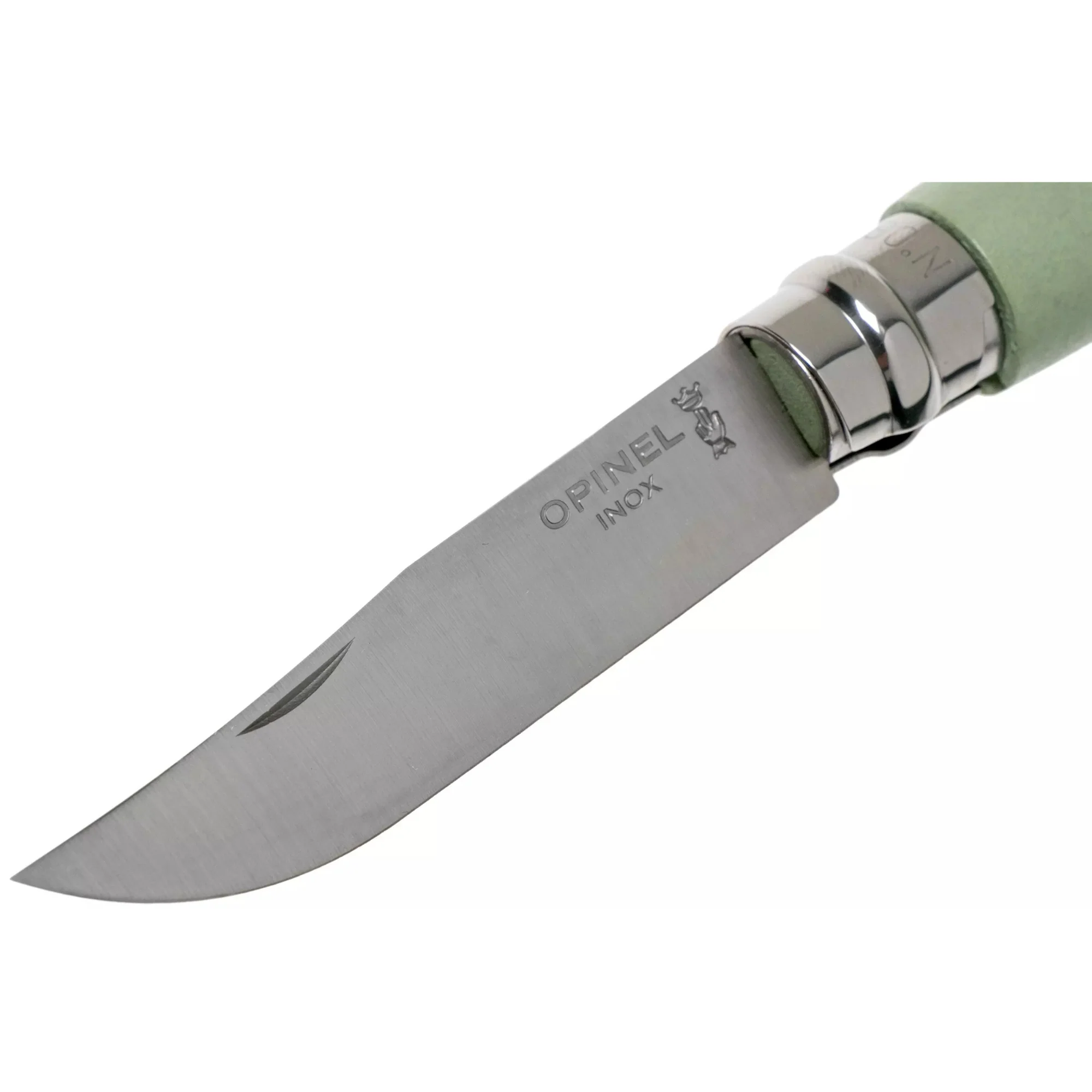 Opinel #6 Stainless Steel Bushwhacker Trekking Folding Pocket Knife (Sage) - Image 6