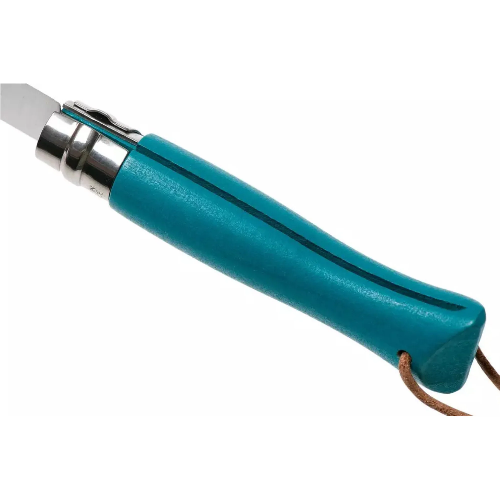 Opinel #6 Stainless Steel Bushwhacker Trekking Folding Pocket Knife (Turquoise) - Image 5
