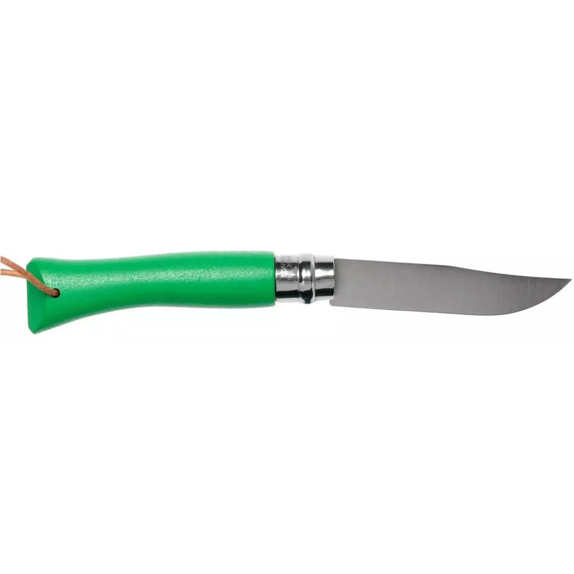 Opinel #7 Stainless Steel Bushwhacker Trekking Folding Pocket Knife (Meadow Green) - Image 2