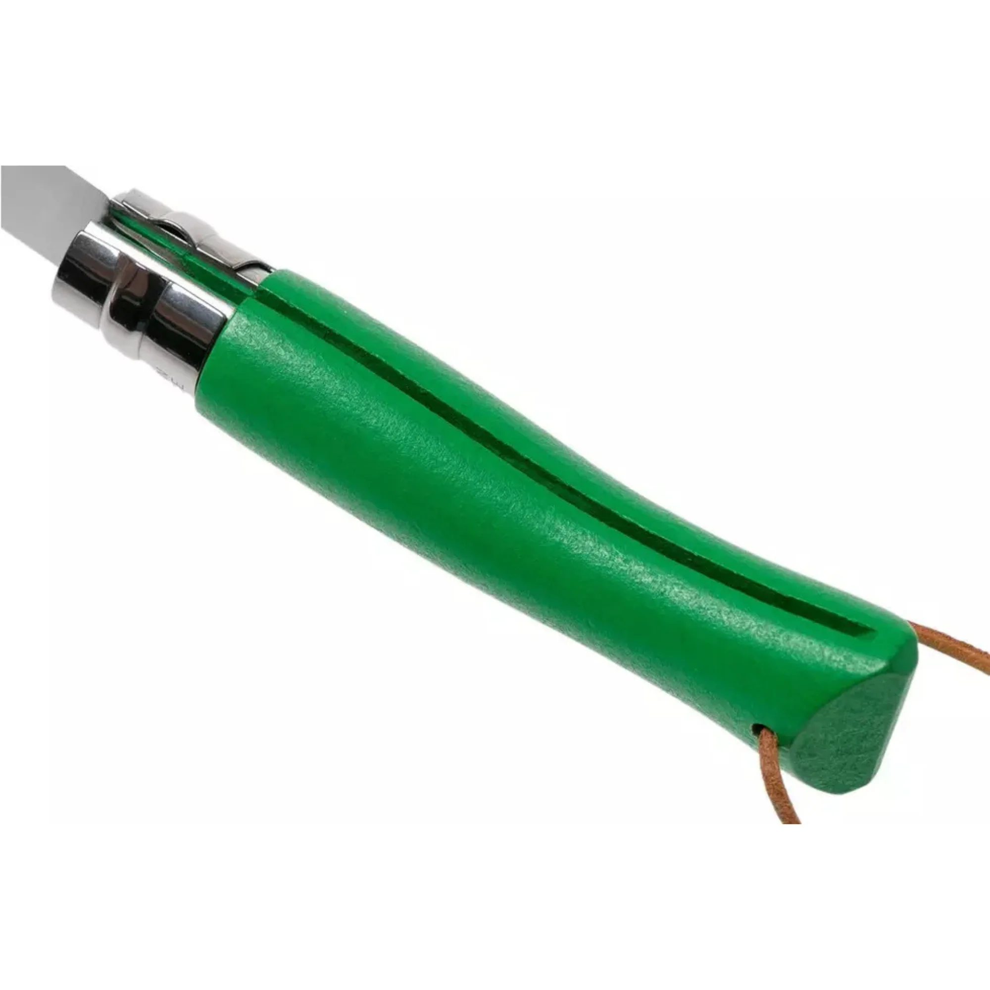 Opinel #7 Stainless Steel Bushwhacker Trekking Folding Pocket Knife (Meadow Green) - Image 5