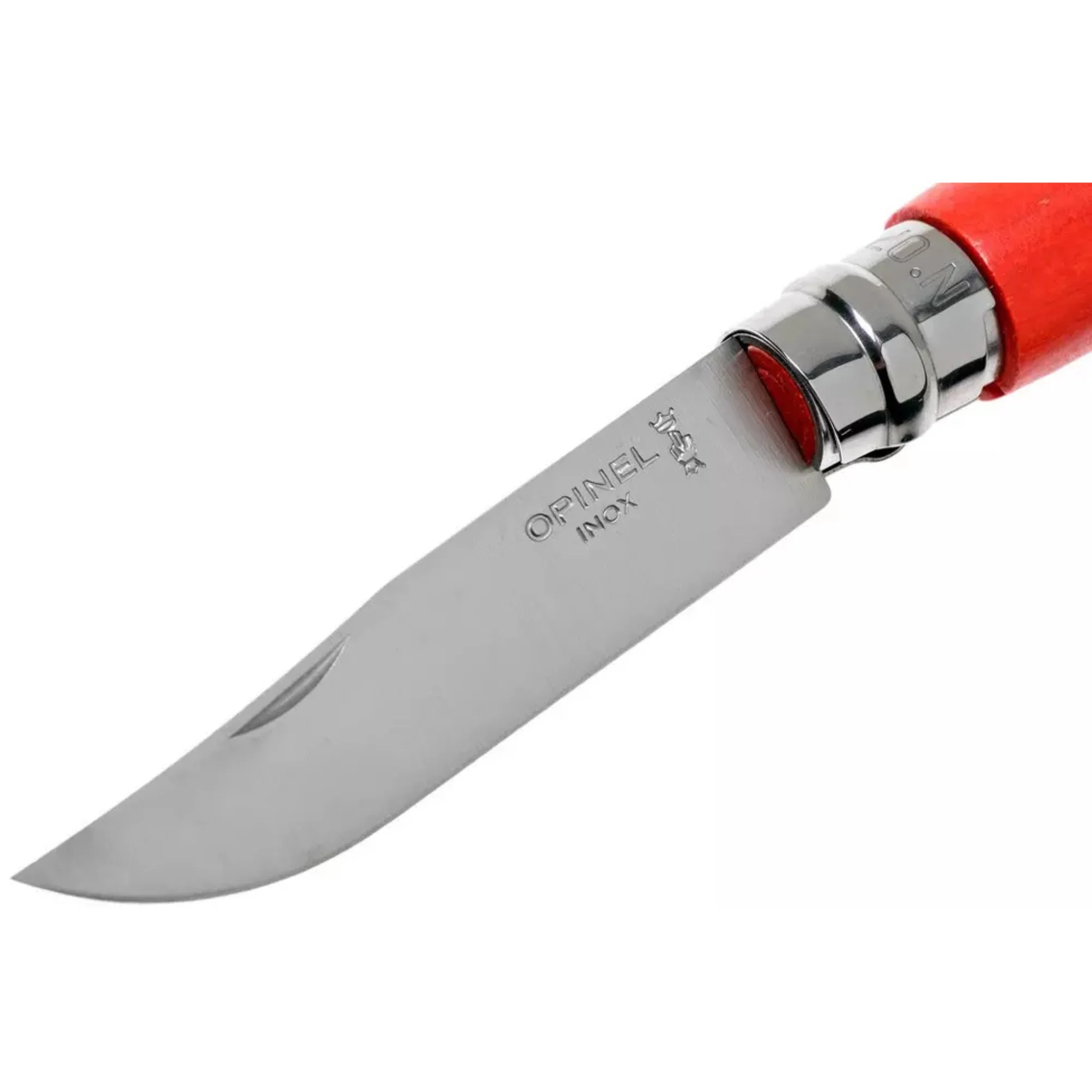Opinel #7 Stainless Steel Bushwhacker Trekking Folding Pocket Knife (Orange) - Image 3
