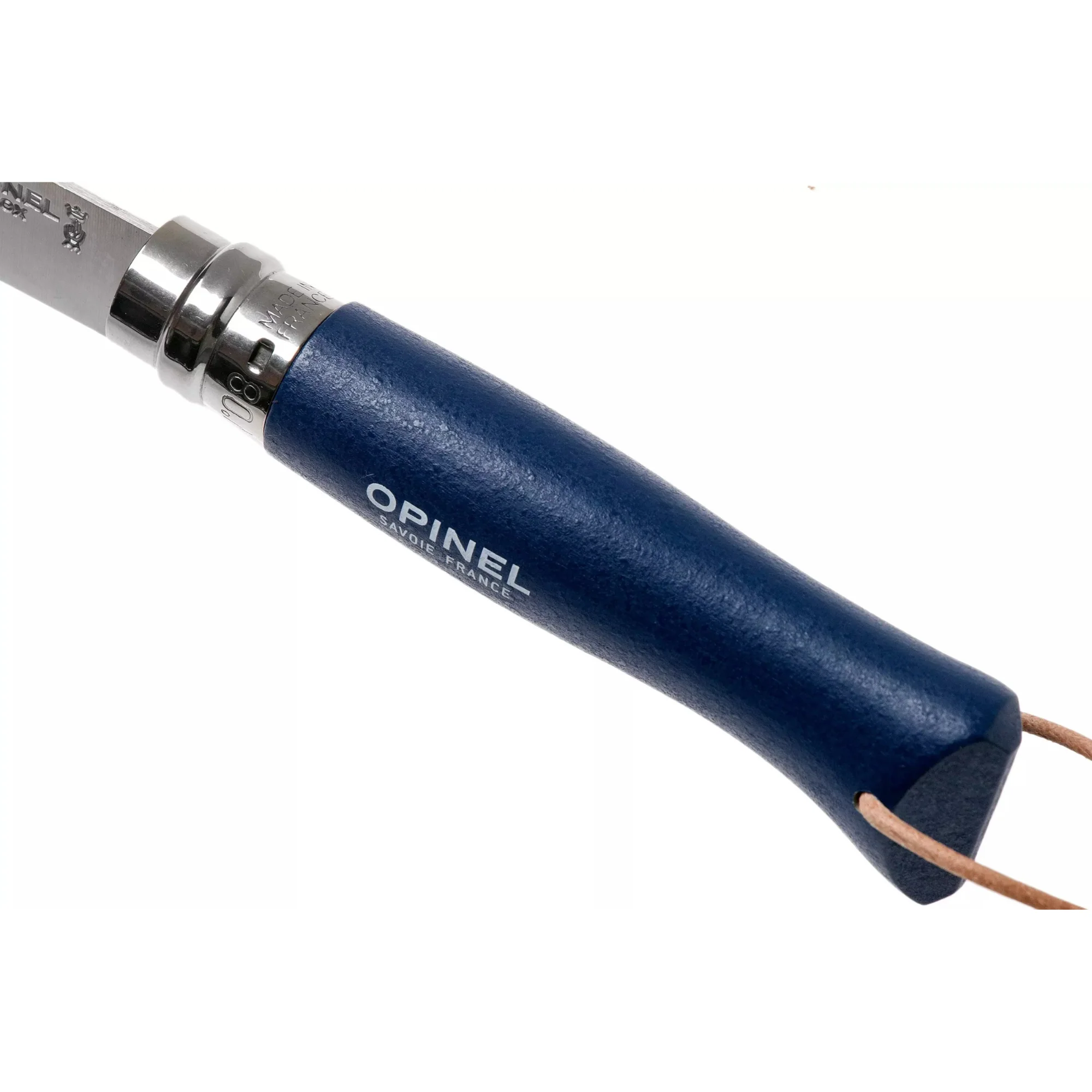 Opinel #8 Stainless Steel Bushwhacker Trekking Folding Pocket Knife (Dark Blue) - Image 4