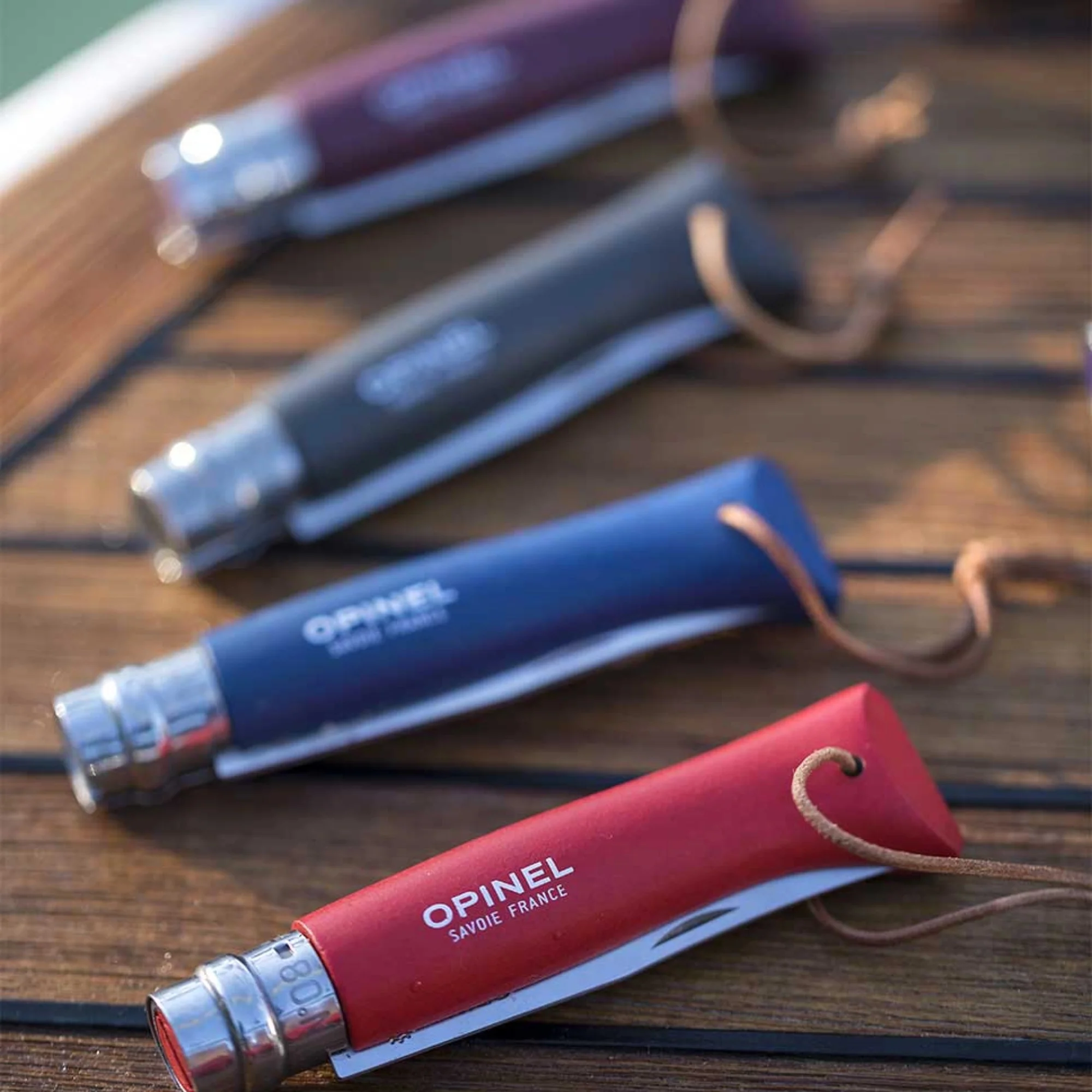 Opinel #8 Stainless Steel Bushwhacker Trekking Folding Pocket Knife (Dark Blue) - Image 9