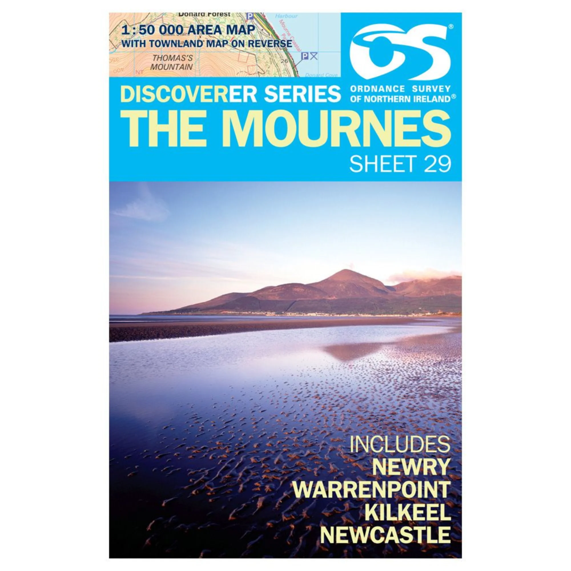 OSNI Discoverer Map 29 (The Mournes)(1:50,000)