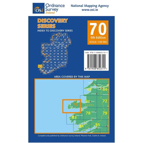 OSI Discovery Map 70 (Part of Kerry)(1:50,000) - Image 2