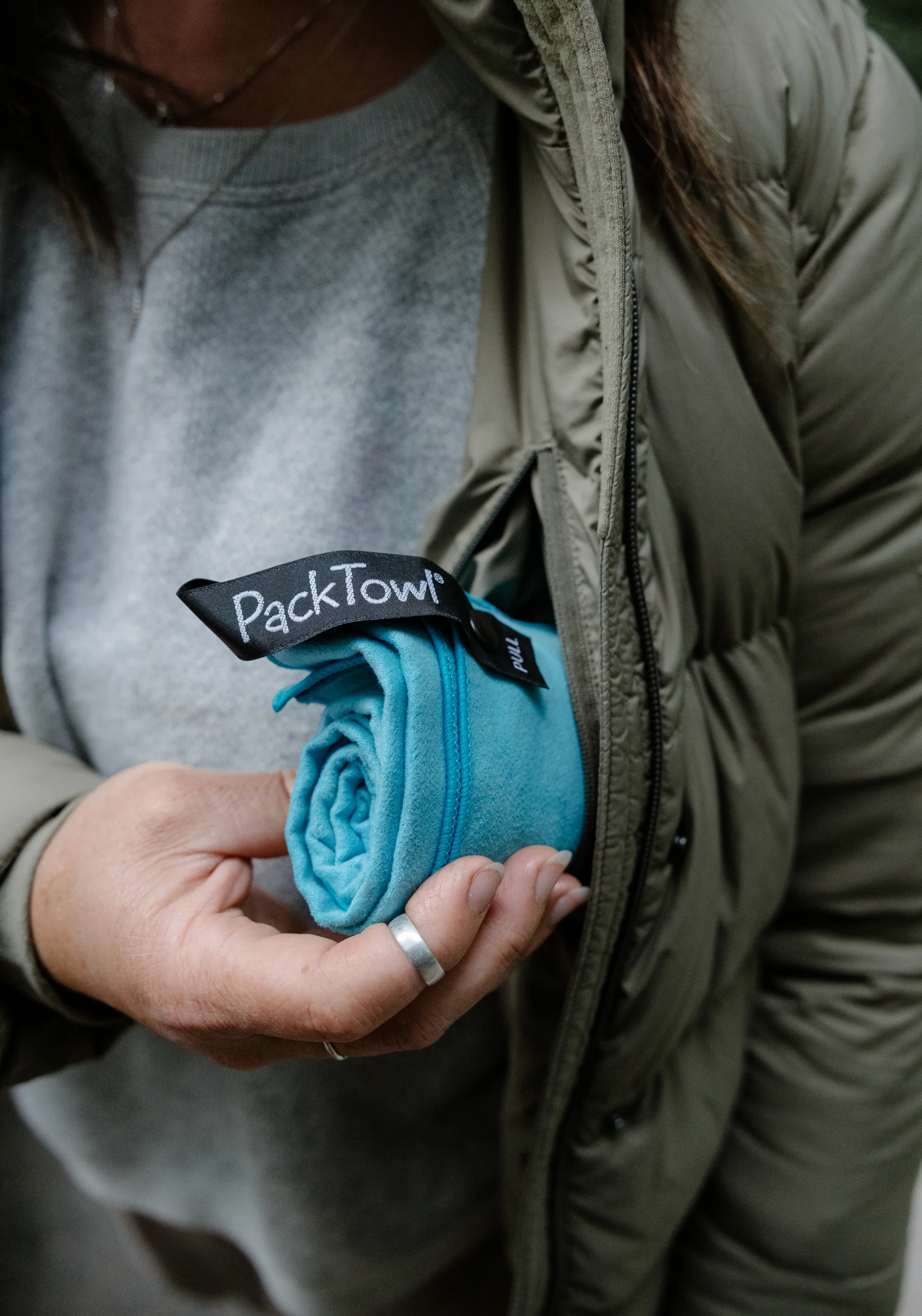 PackTowl Personal Hand Towel (Lake) - Image 3