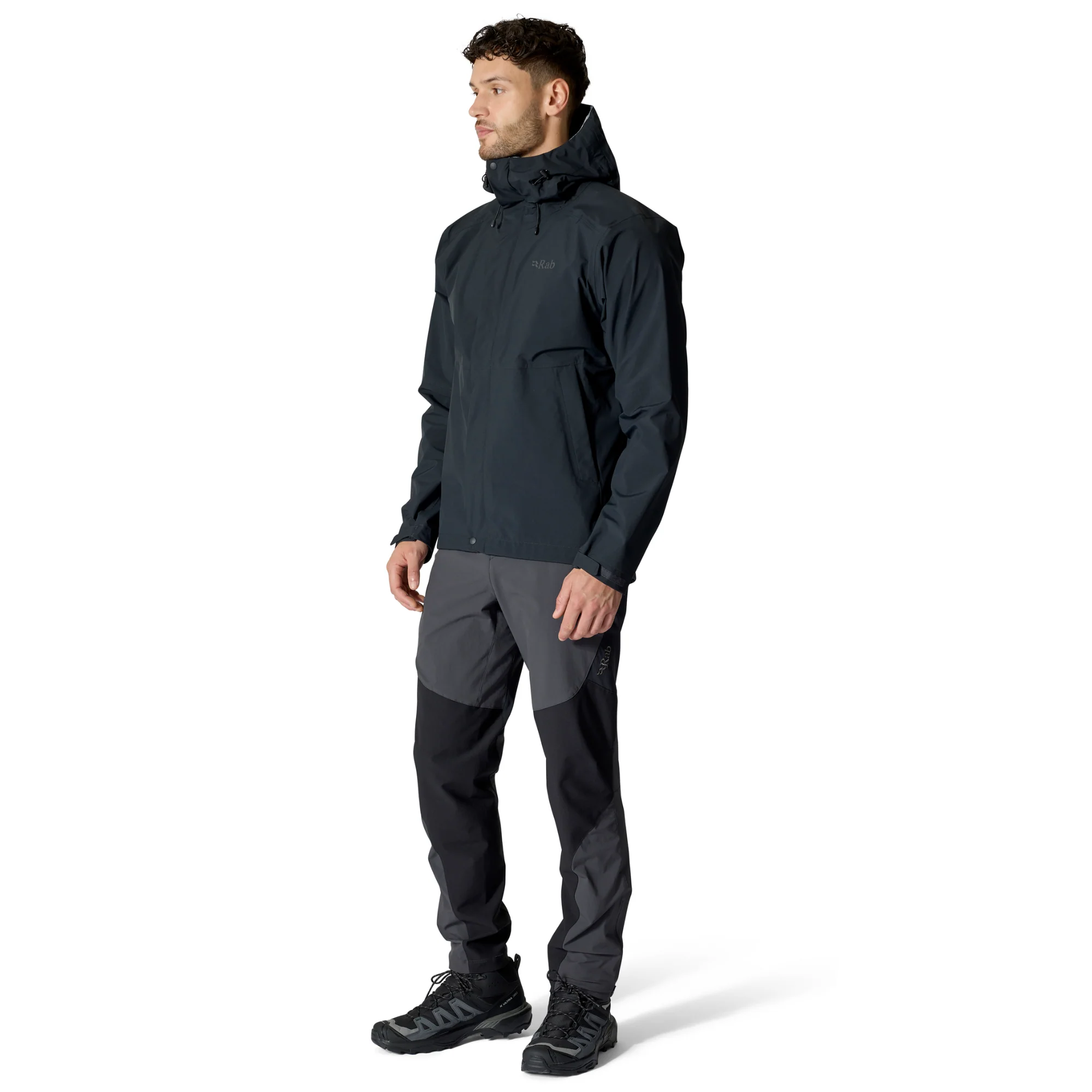 Rab Men's Firewall 3L Waterproof Jacket (Black) - Image 9