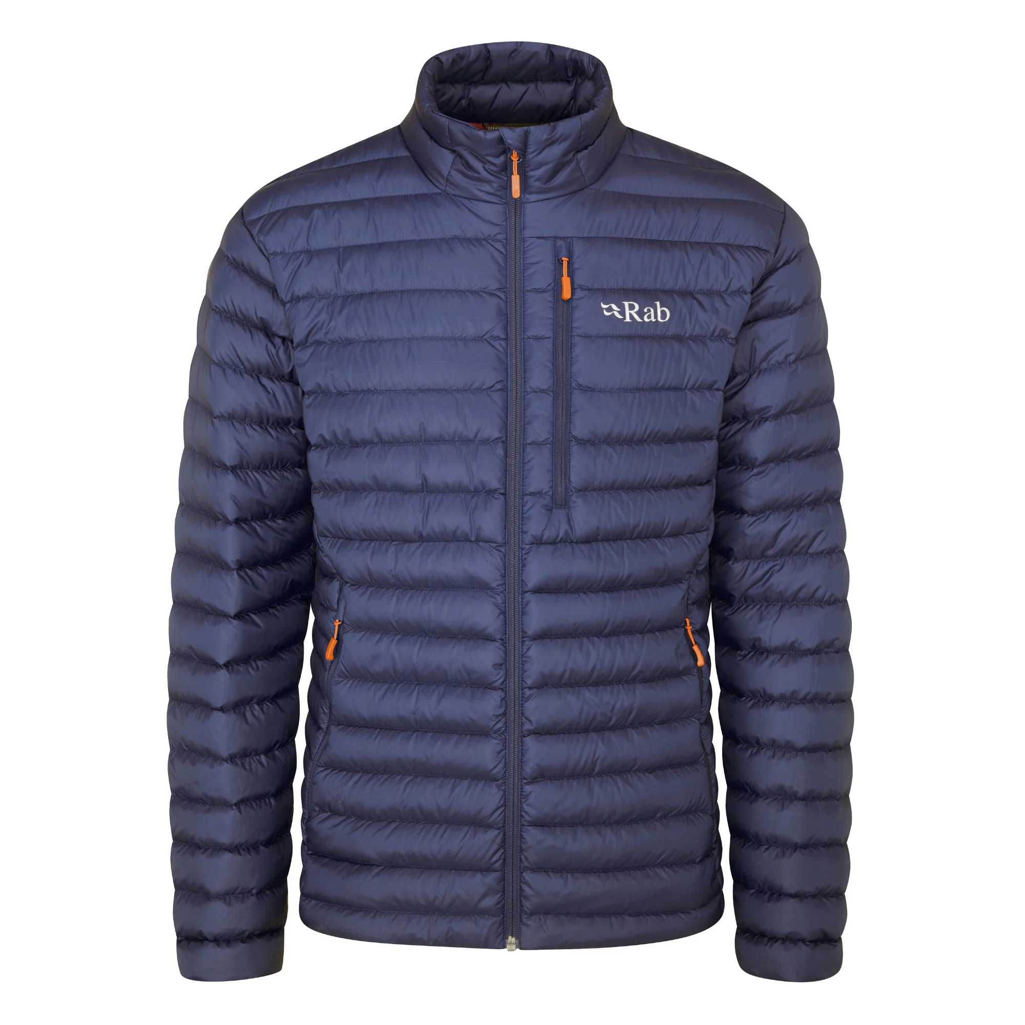 Rab Men's Microlight Insulated Down Jacket (Deep Ink/Marmalade) - Image 9
